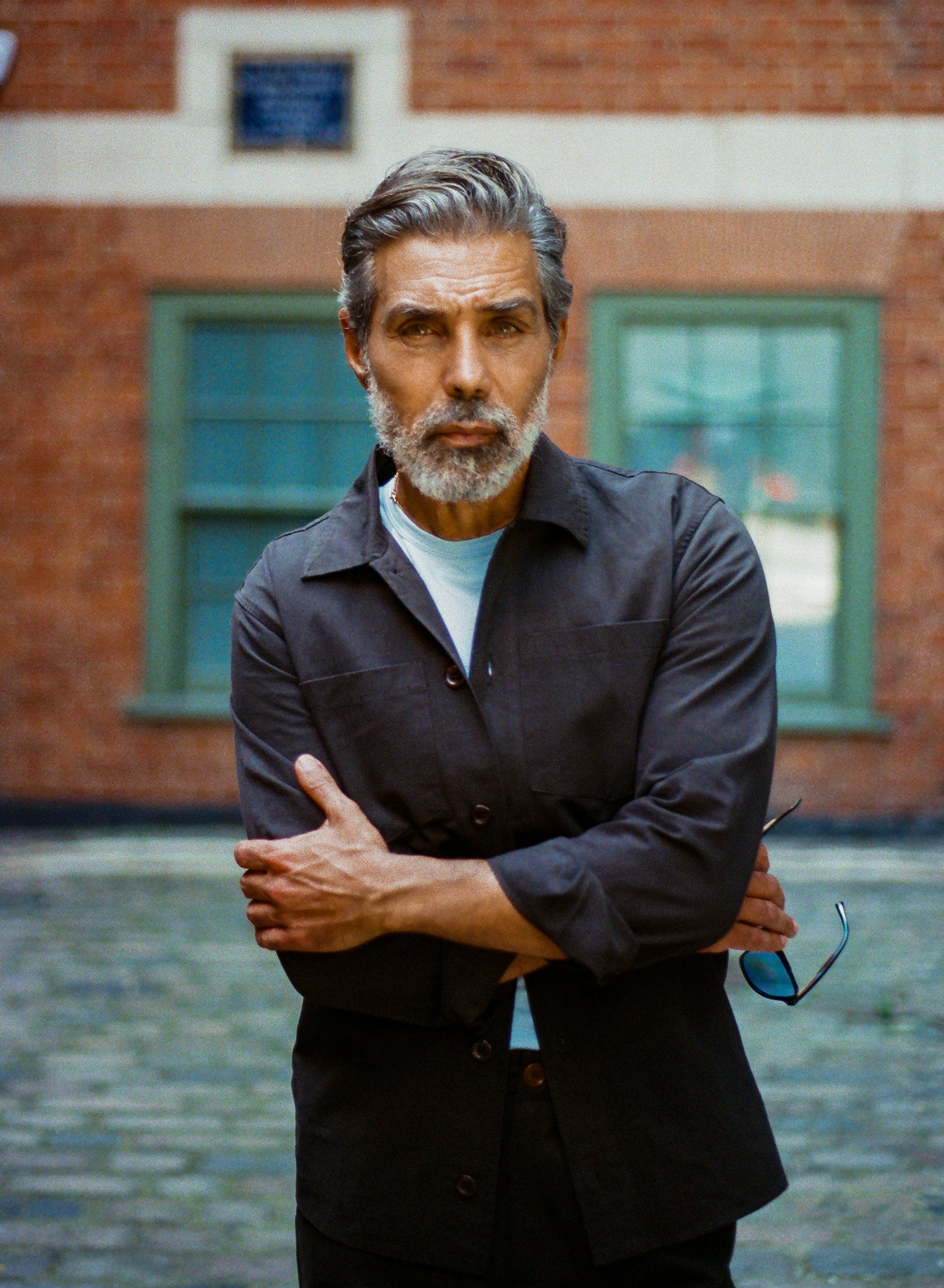 The Bermondsey - Casual Cotton Linen Outfit - Navy - Wear London