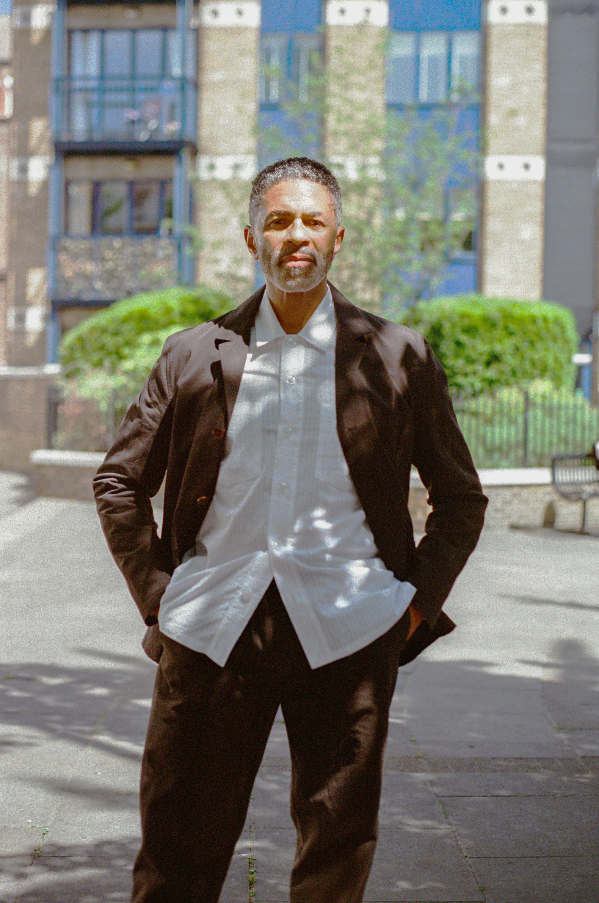 The Pearlman Casual Blazer - Chocolate Cotton Linen - Wear London