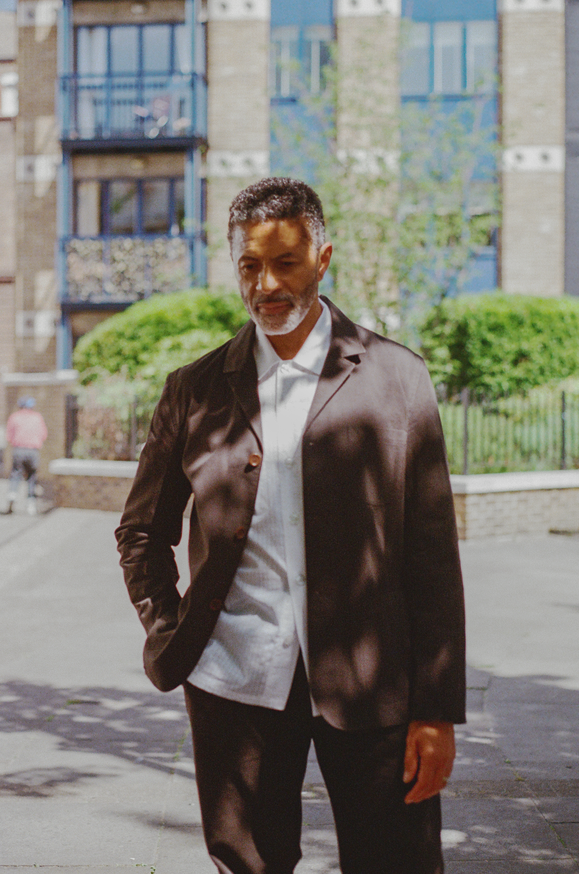 The Pearlman Casual Blazer - Chocolate Cotton Linen - Wear London