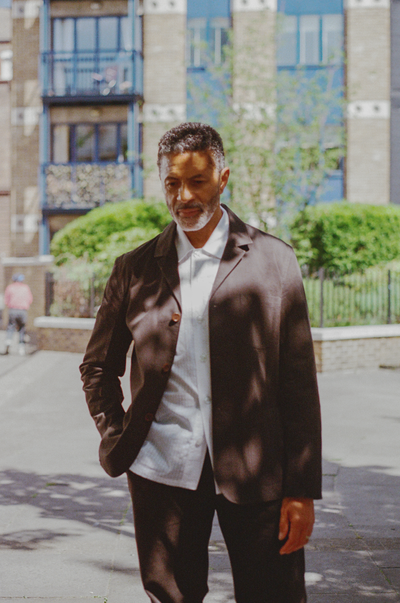 The Pearlman Casual Blazer - Chocolate Cotton Linen - Wear London