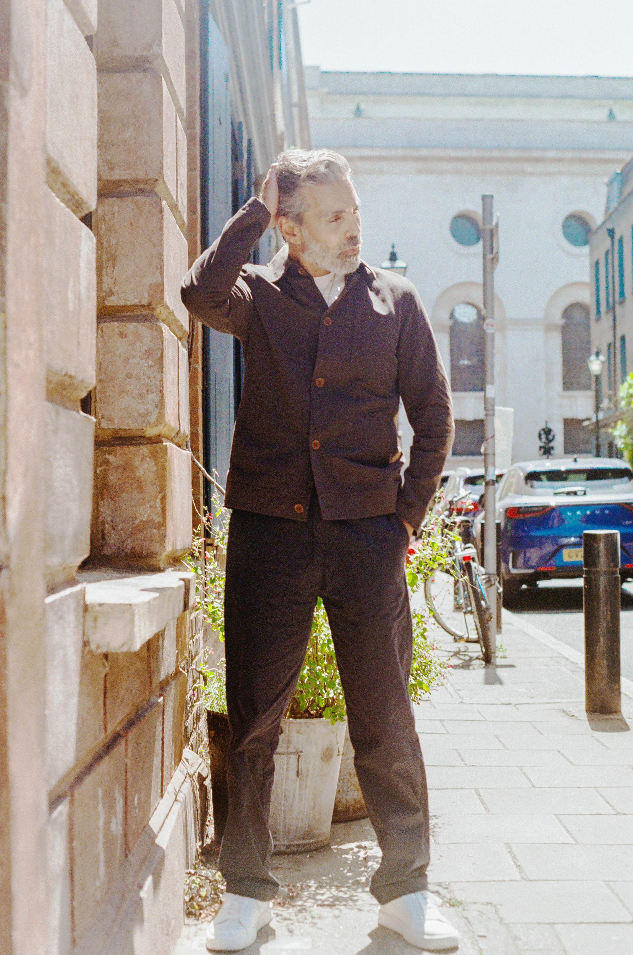 The Bermondsey - Casual Cotton Linen Outfit - Chocolate - Wear London