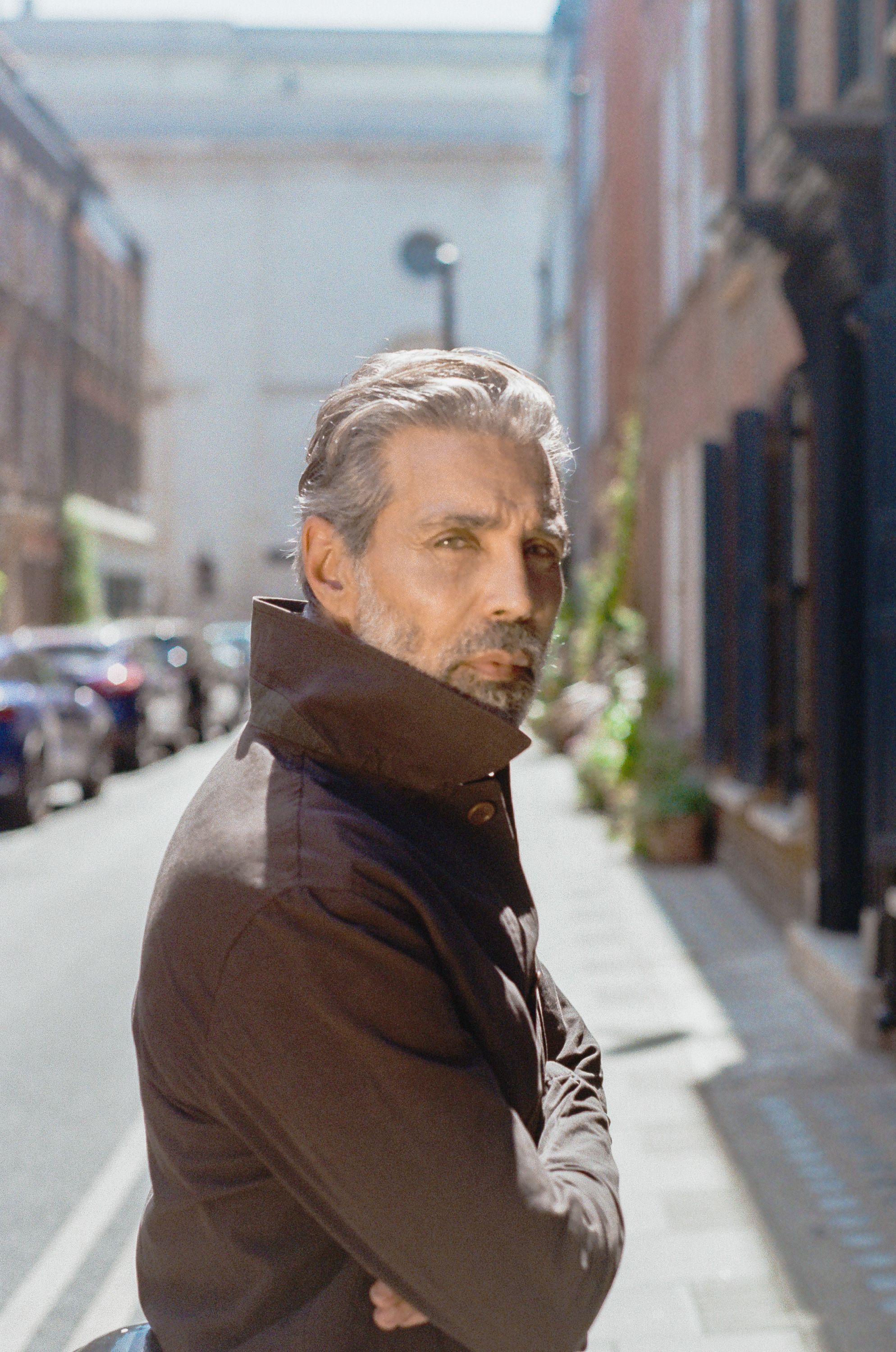 The Lutti Jacket - Chocolate Cotton Linen - Wear London