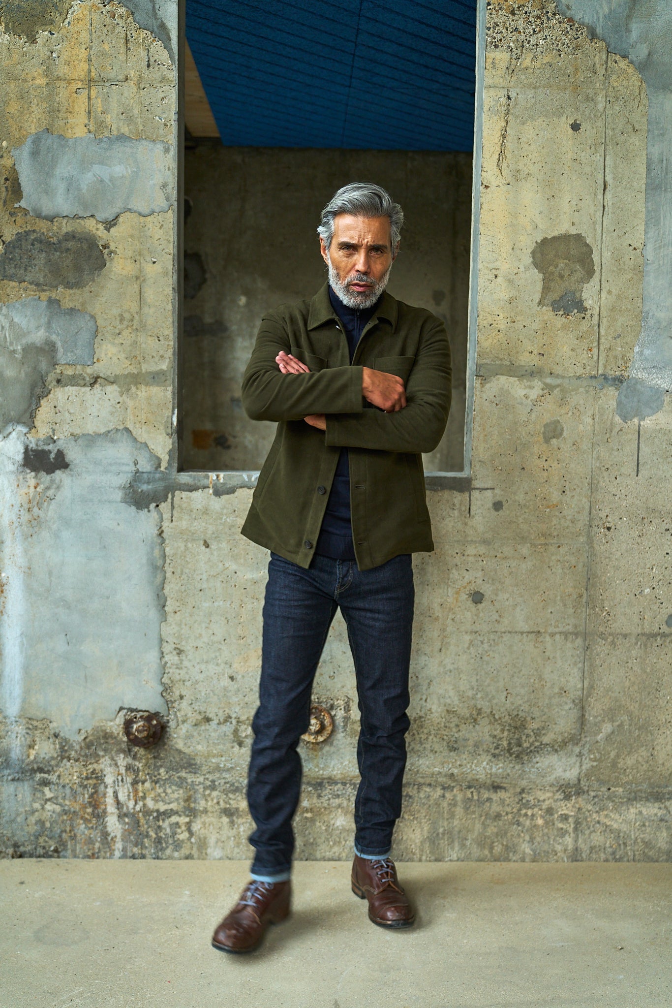 Southend Shacket Unlined - Olive Moleskin - Wear London