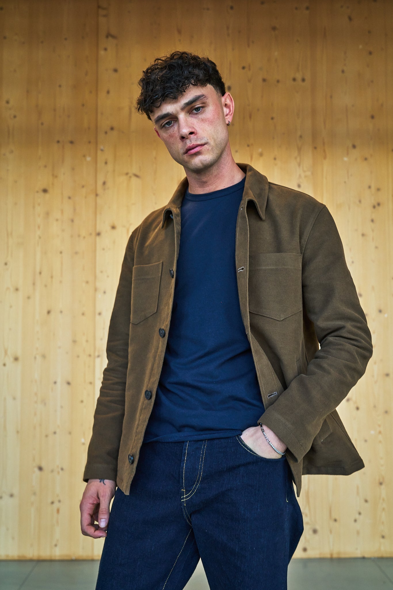 Southend Shacket Unlined - Camel Moleskin - Wear London