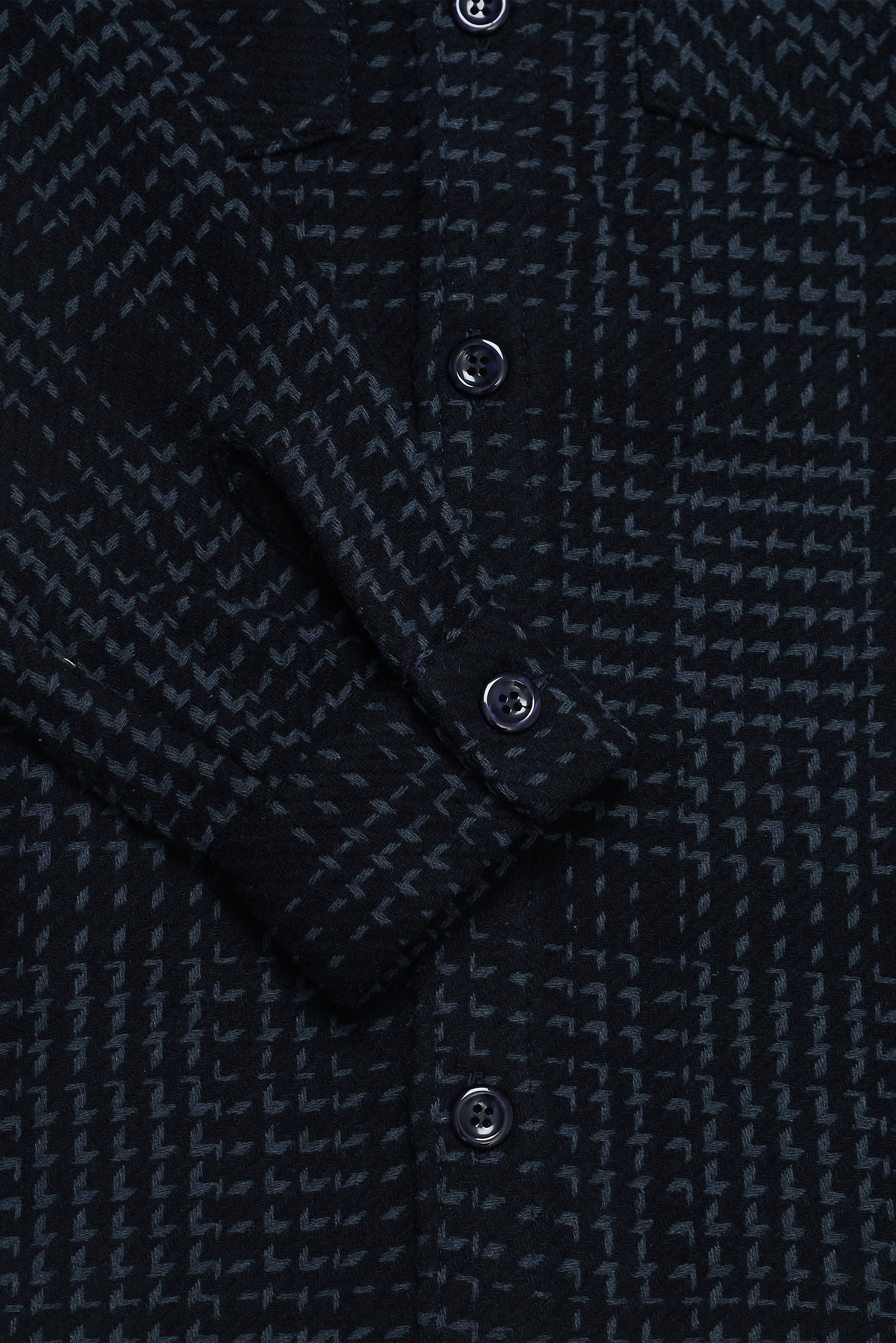 Bart Overshirt - Navy Blue Check - Wear London