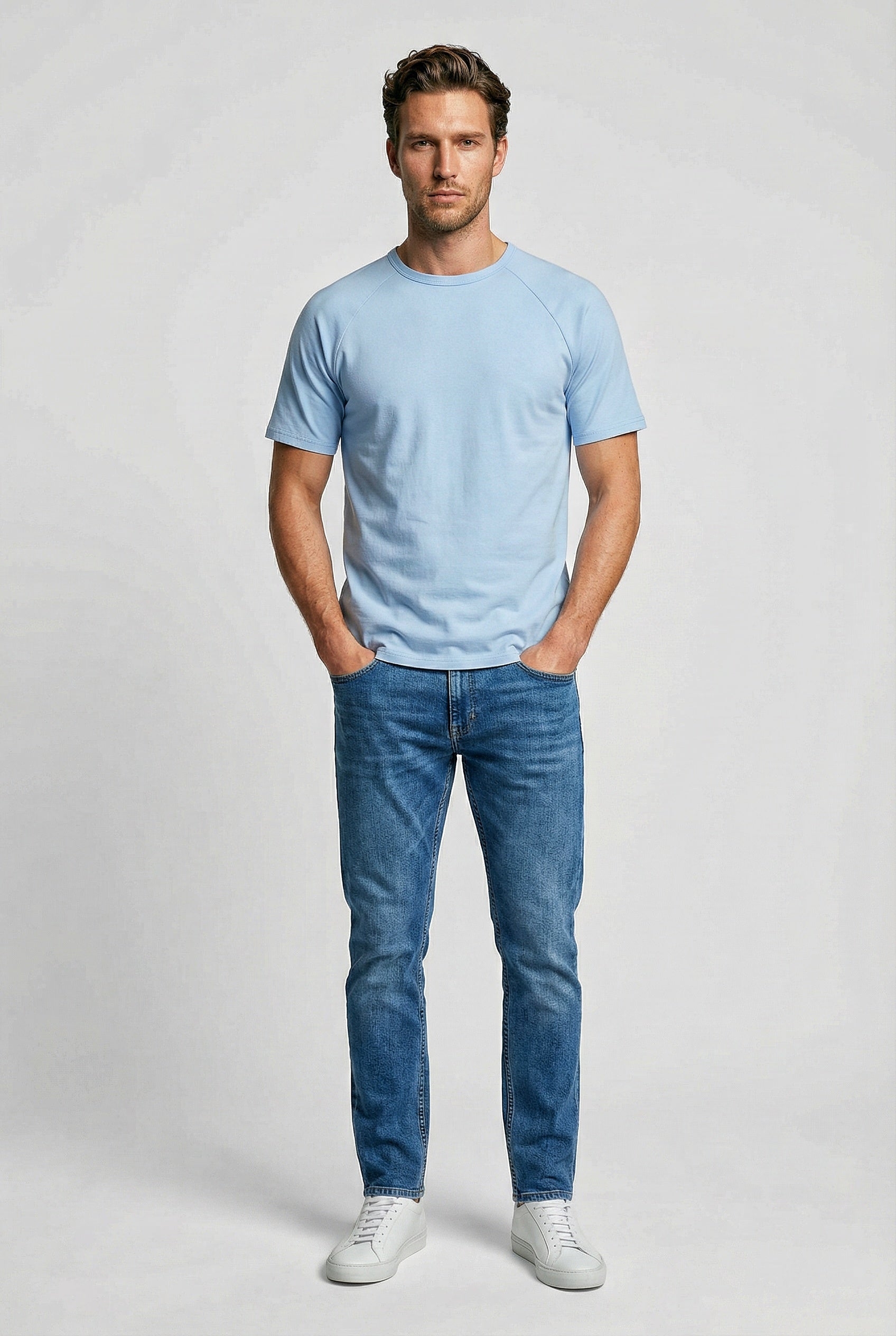 Hoxton T-shirt - Sky Blue - Wear London