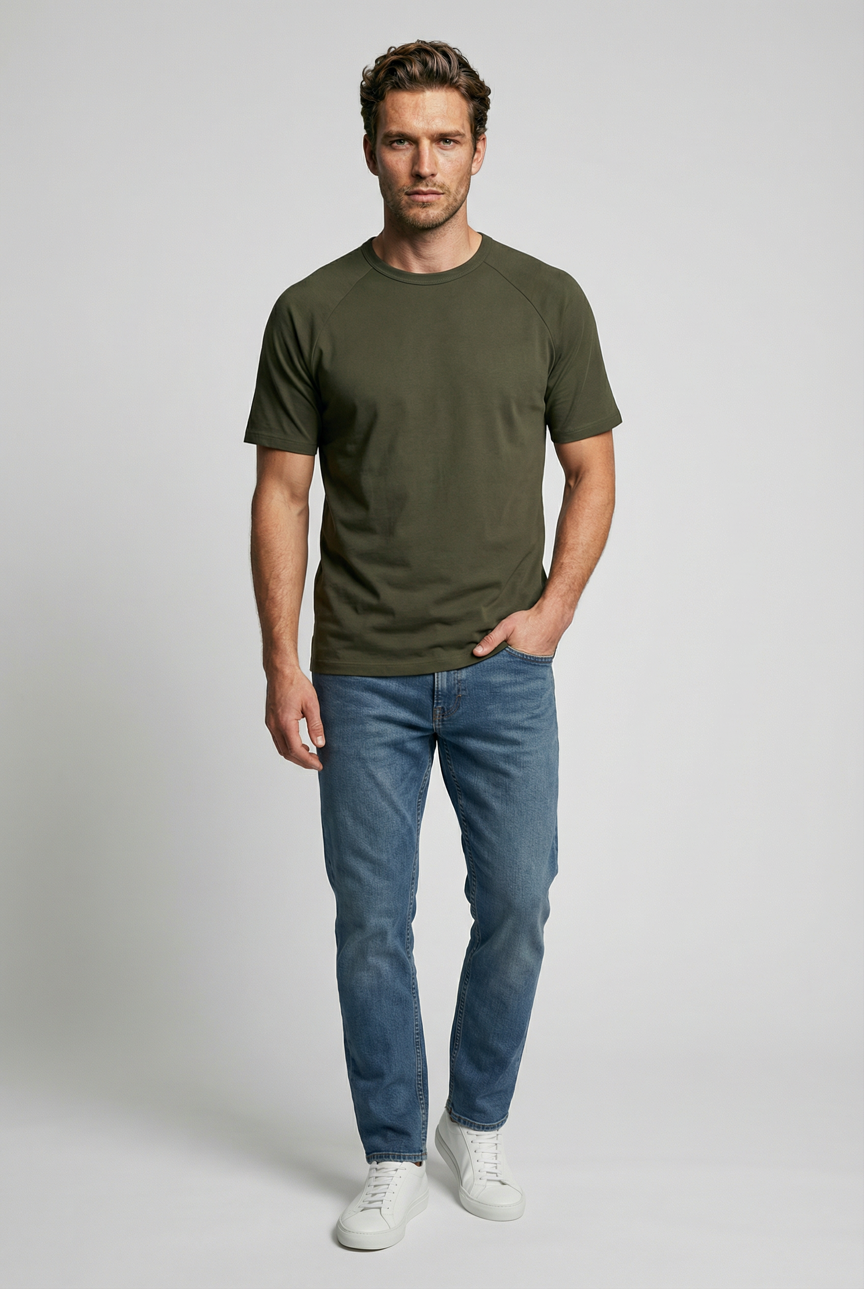 Hoxton T-shirt - Olive - Wear London