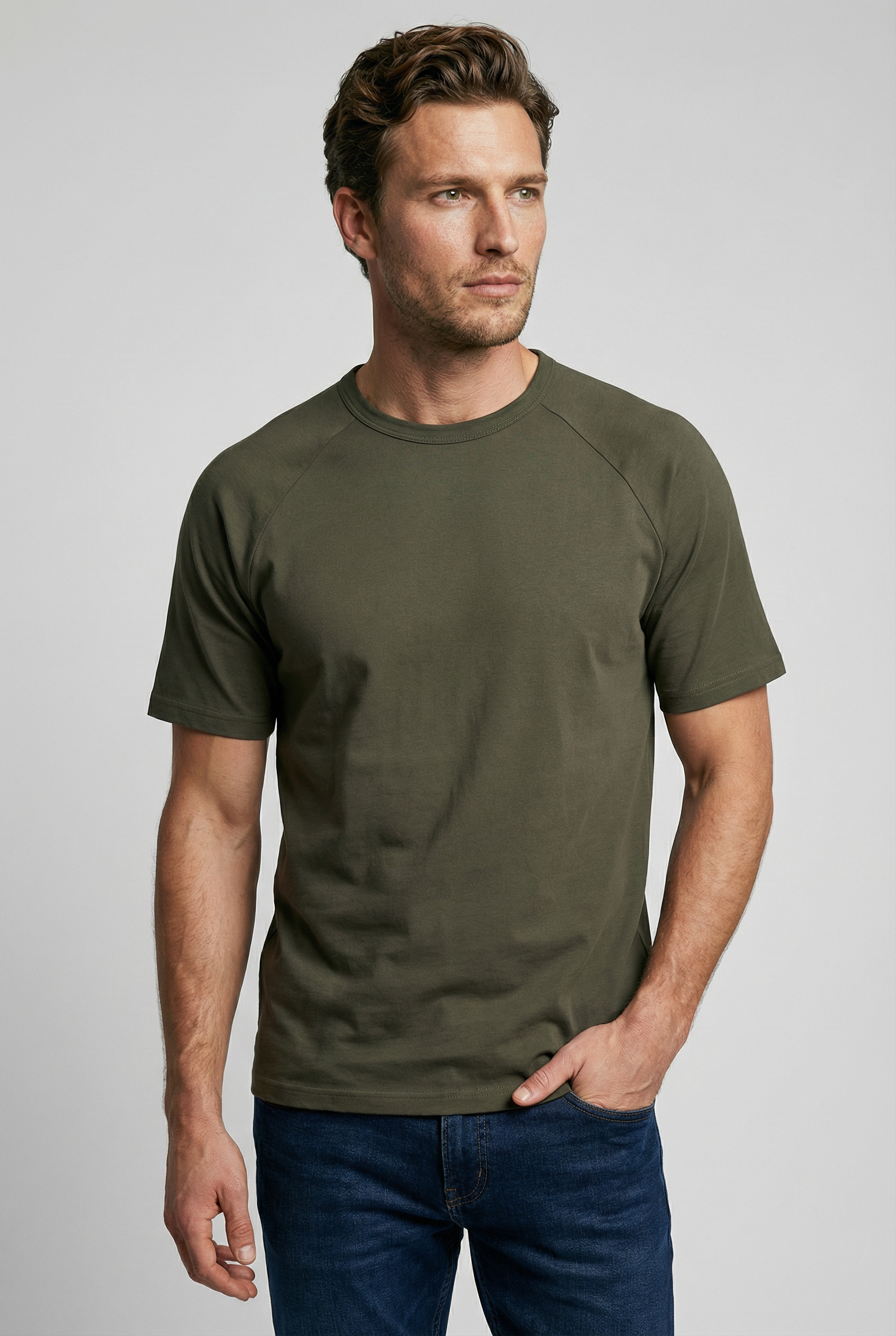 Hoxton T-shirt - Olive - Wear London