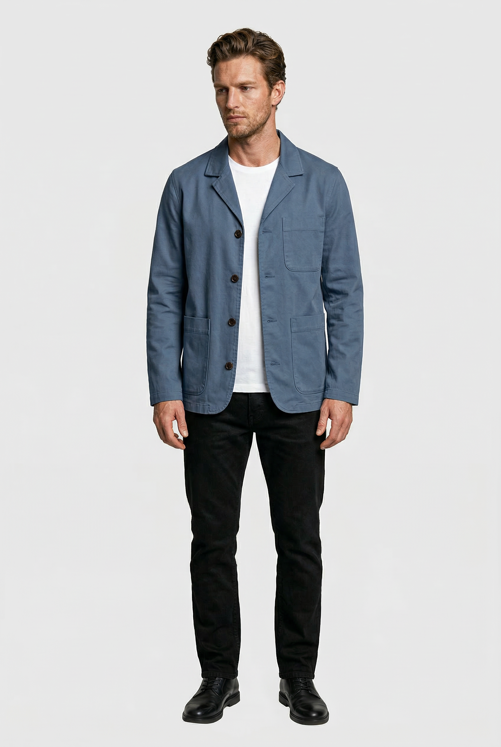 Tuxford Casual Blazer - Navy canvas - Wear London
