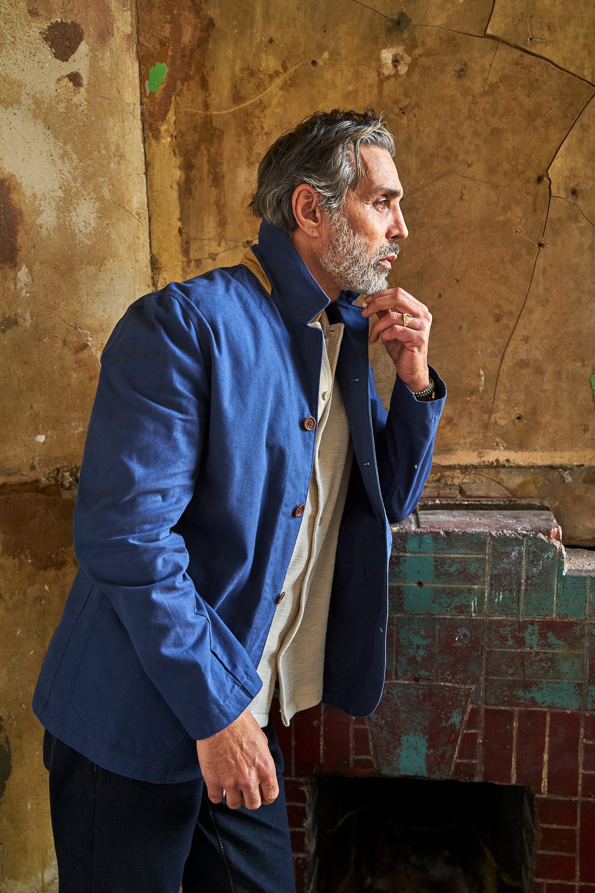 Tuxford Casual Blazer - Navy canvas - Wear London