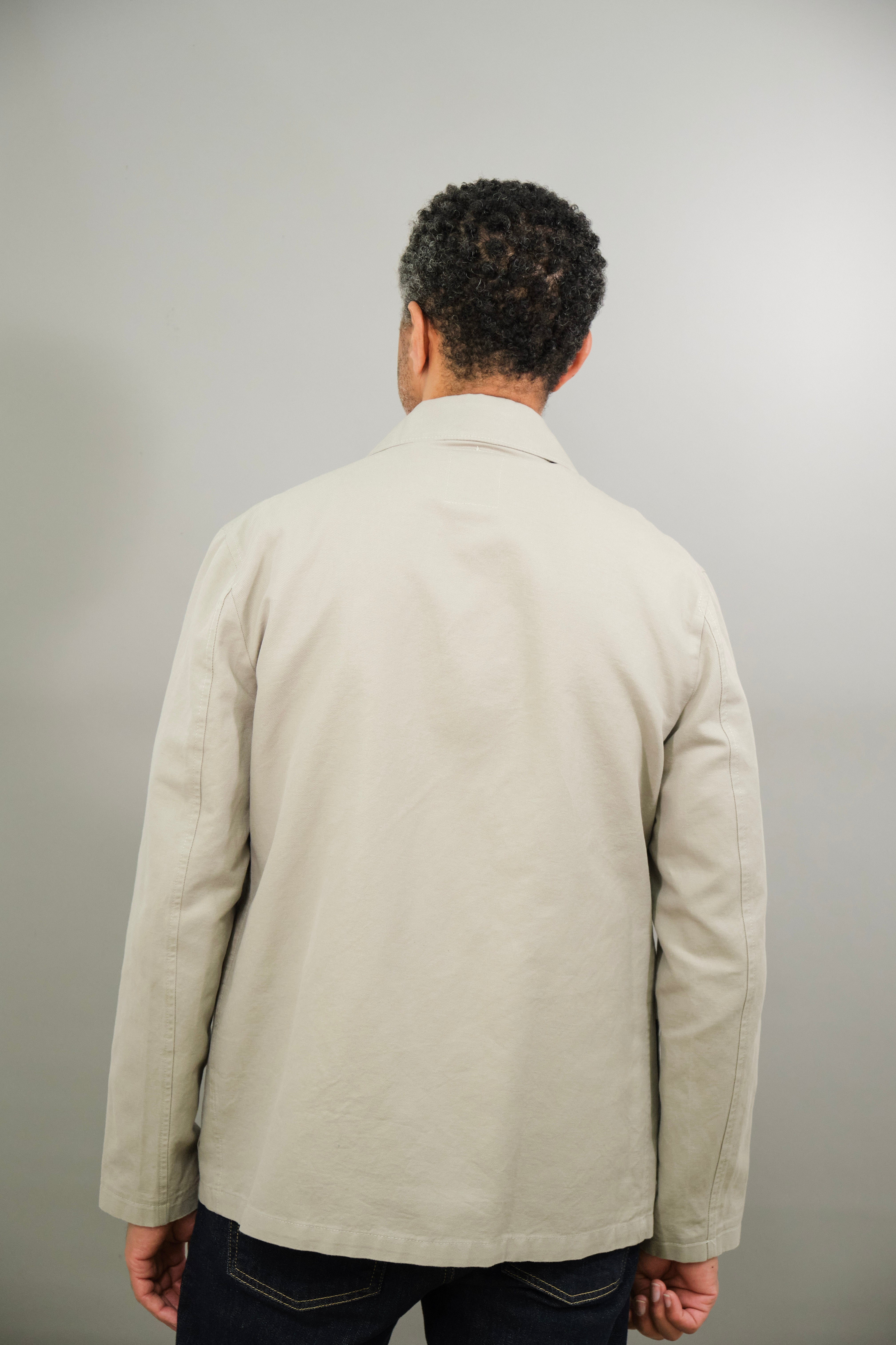 Tuxford Casual Blazer - Stone Cotton Linen - Wear London