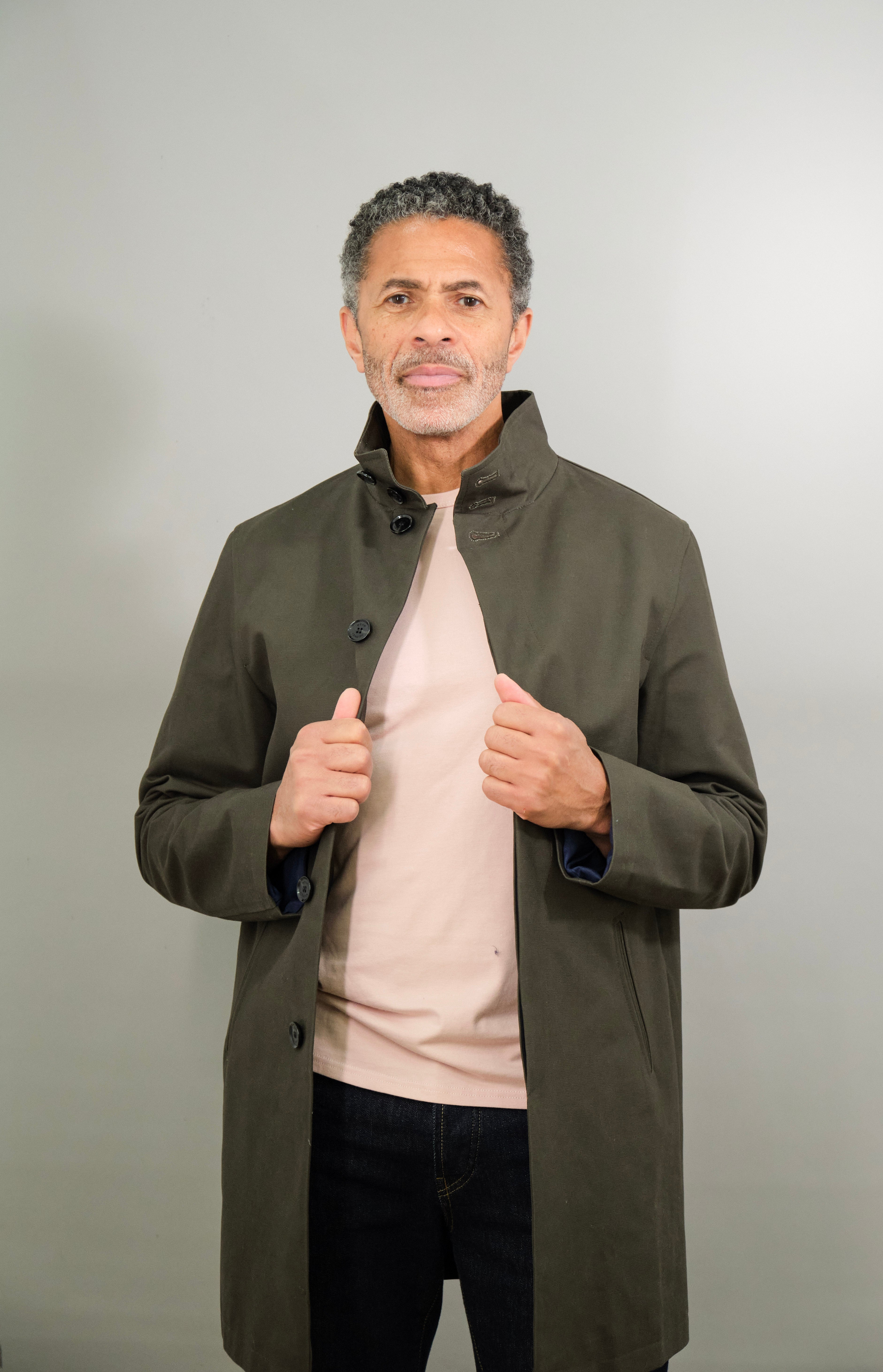 Finsbury Funnel Mac - Olive Dx - Wear London