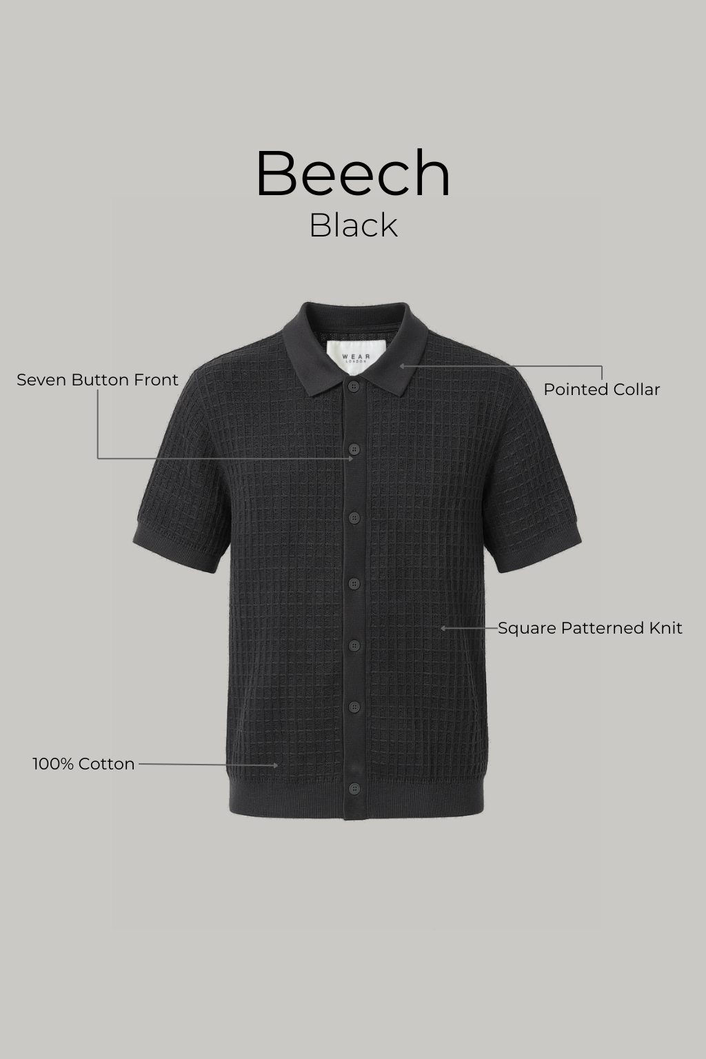 Beech - Black - Wear London