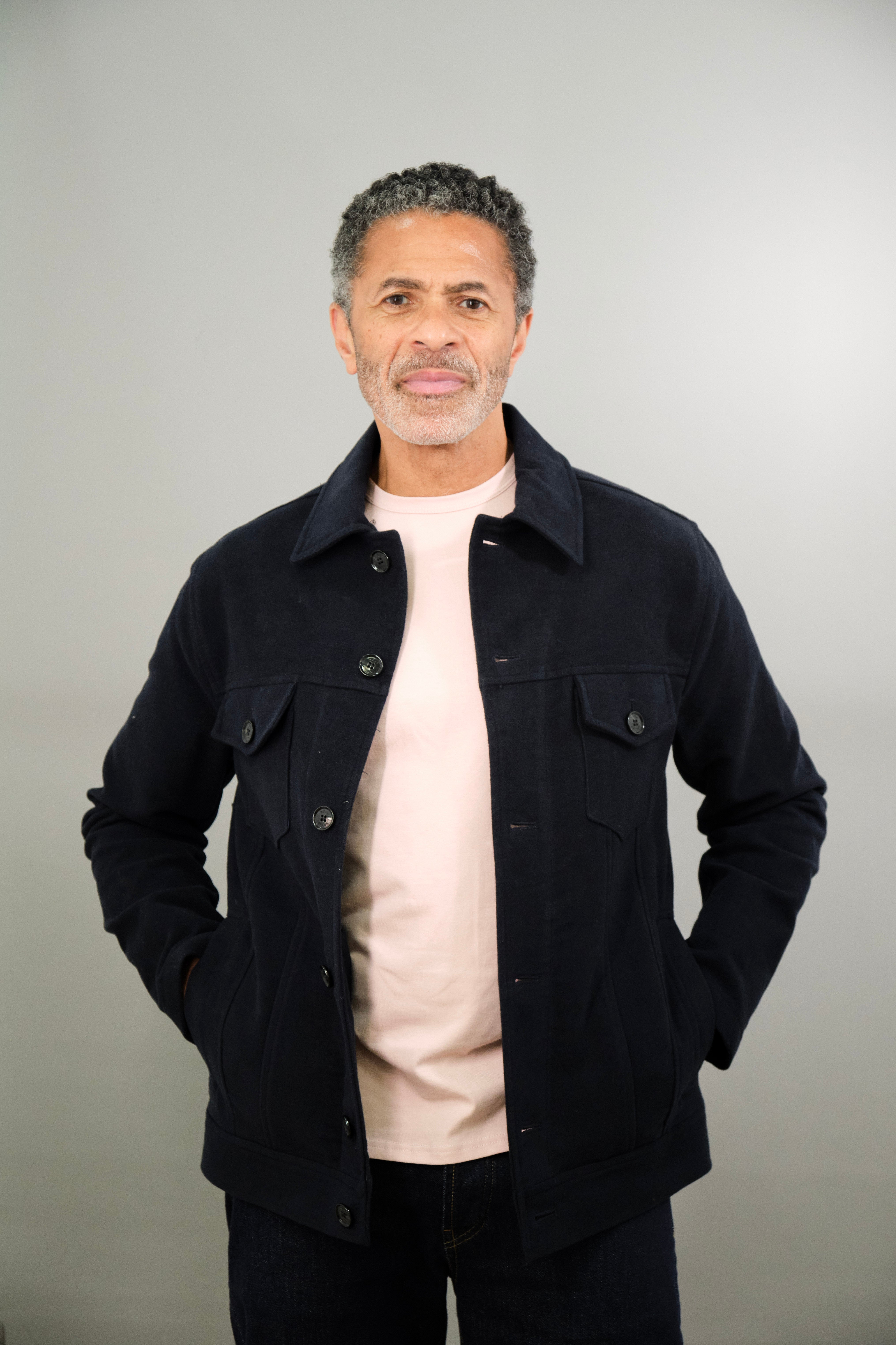 Goring Jacket - Navy Moleskin - Wear London