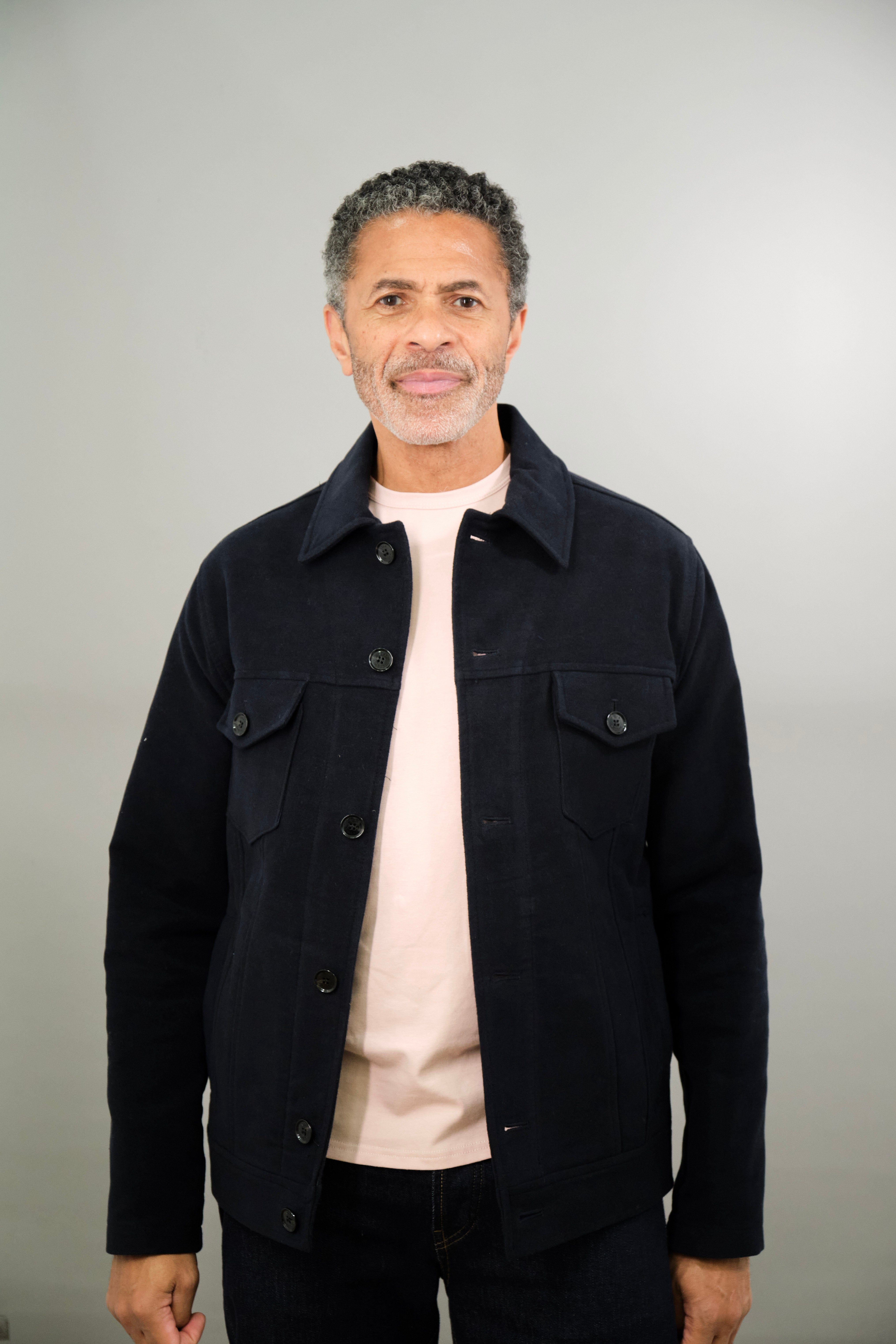 Goring Jacket - Navy Moleskin - Wear London