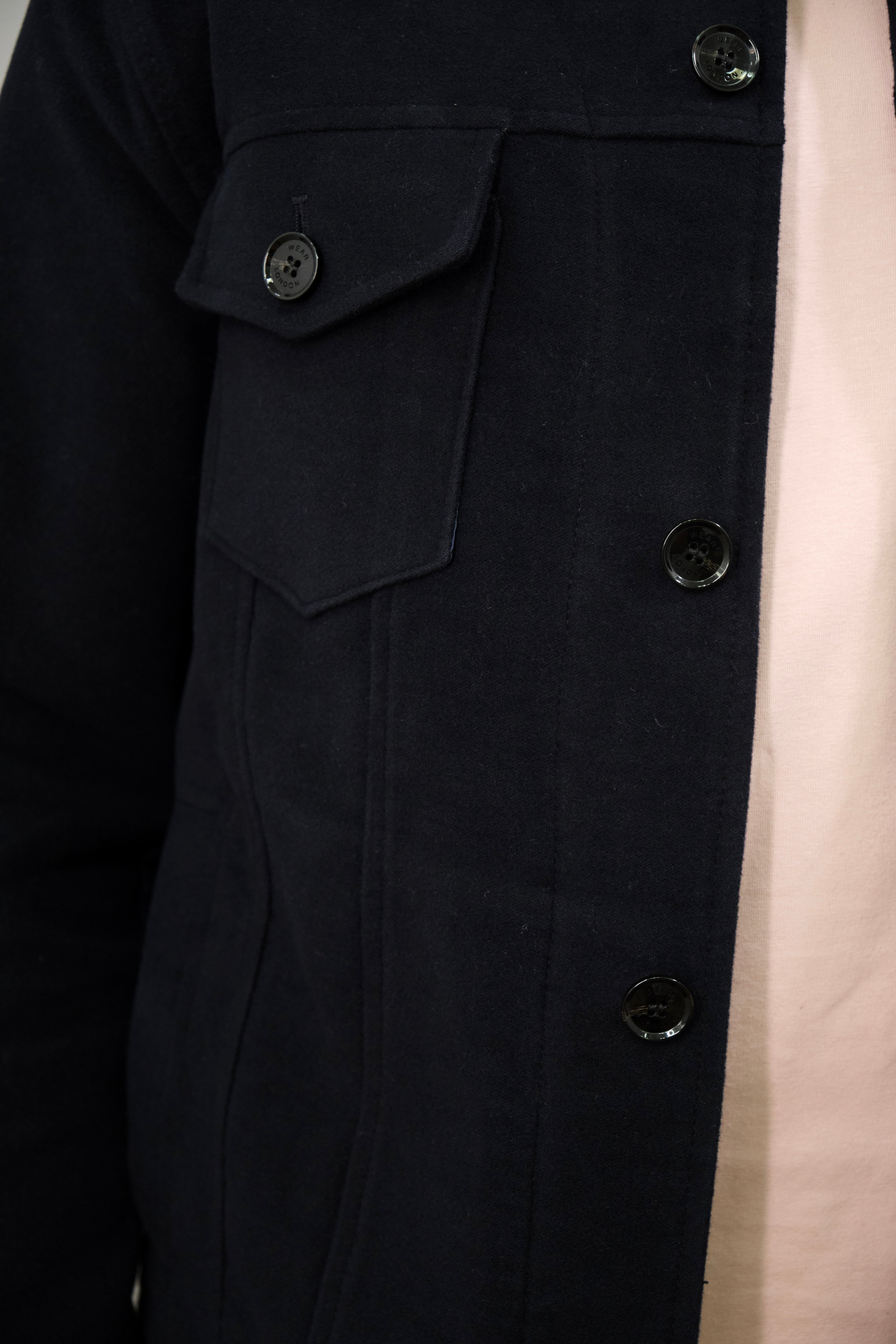 Goring Jacket - Navy Moleskin - Wear London