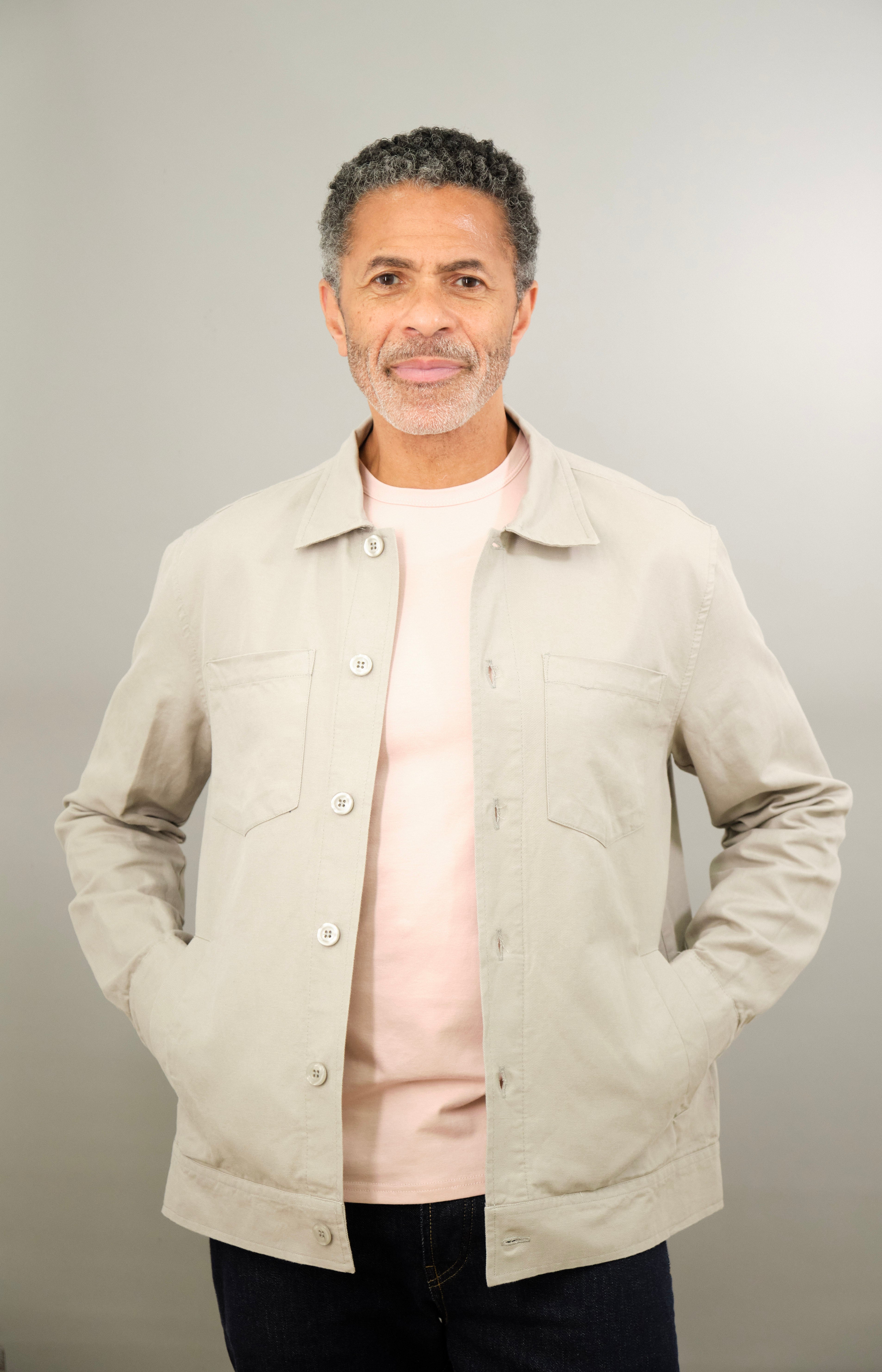 Turner Long Sleeve Shirt - Cotton Linen Stone - Wear London