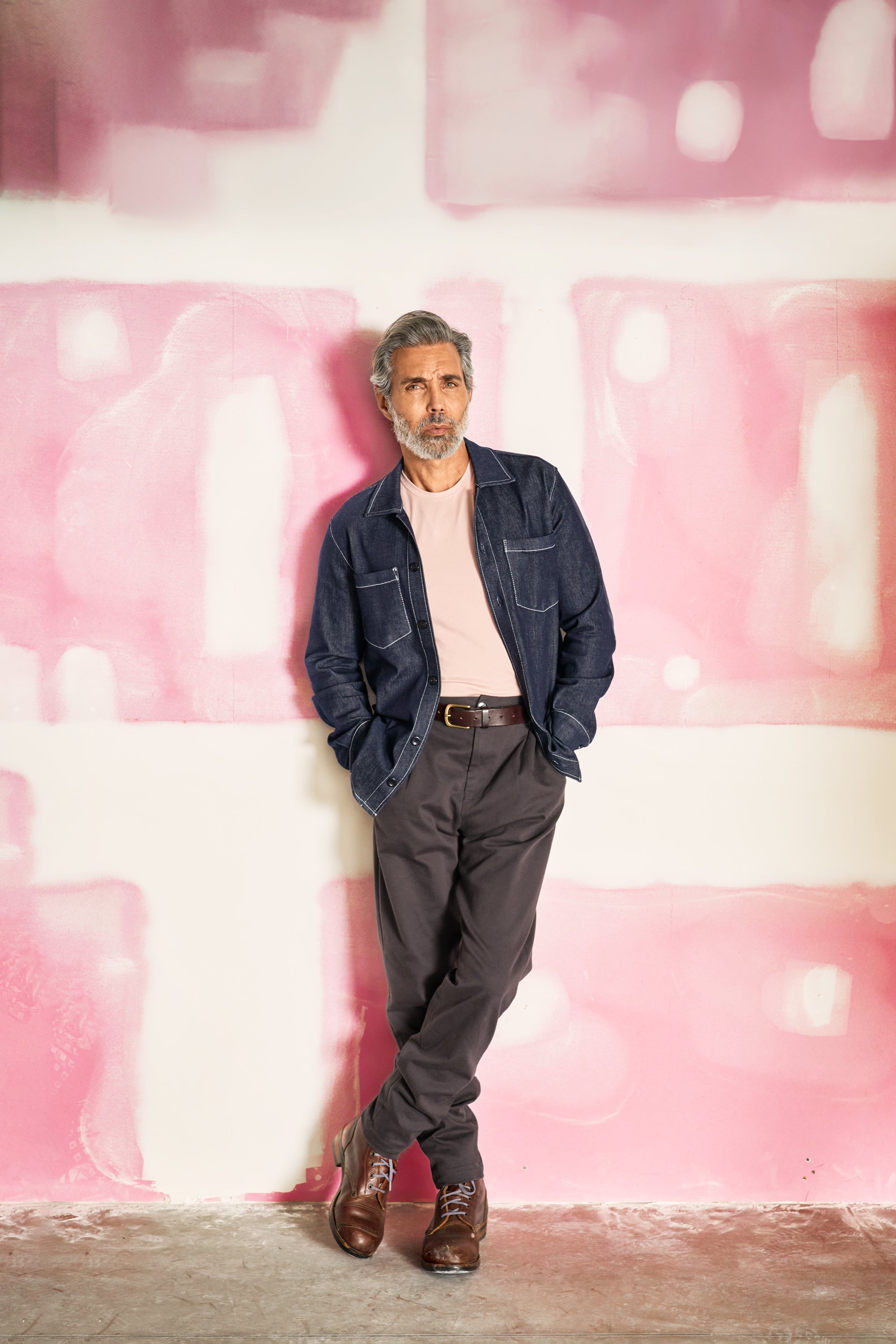 Bart Denim Button Overshirt - EverBlue - Wear London