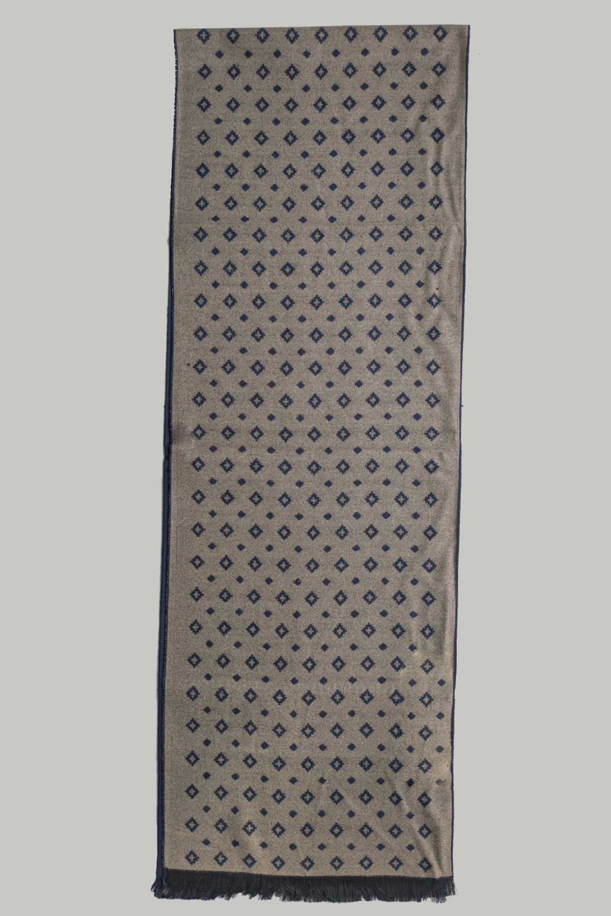 Scarf - Navy Diamond - Wear London