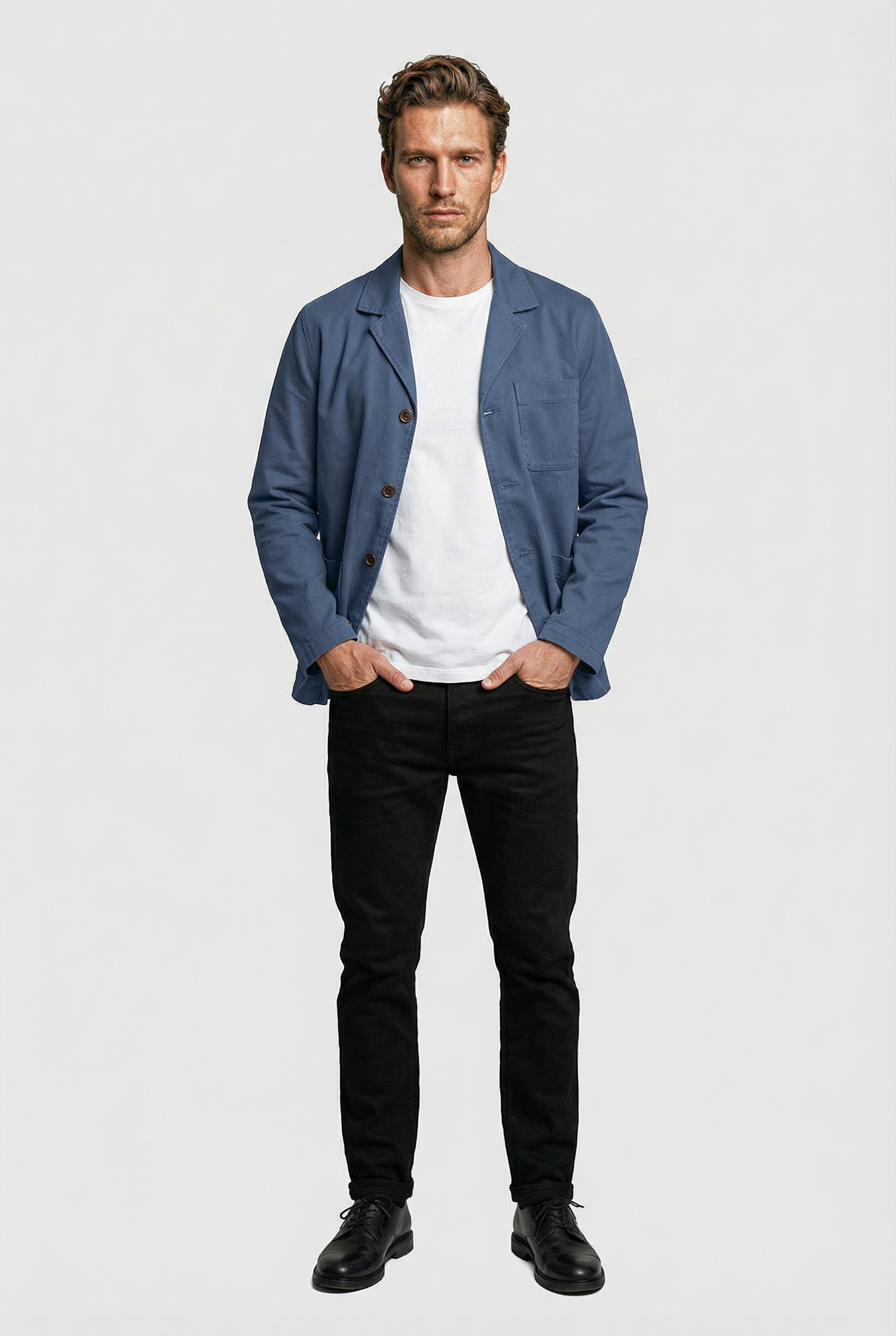 Tuxford Casual Blazer - Navy canvas - Wear London