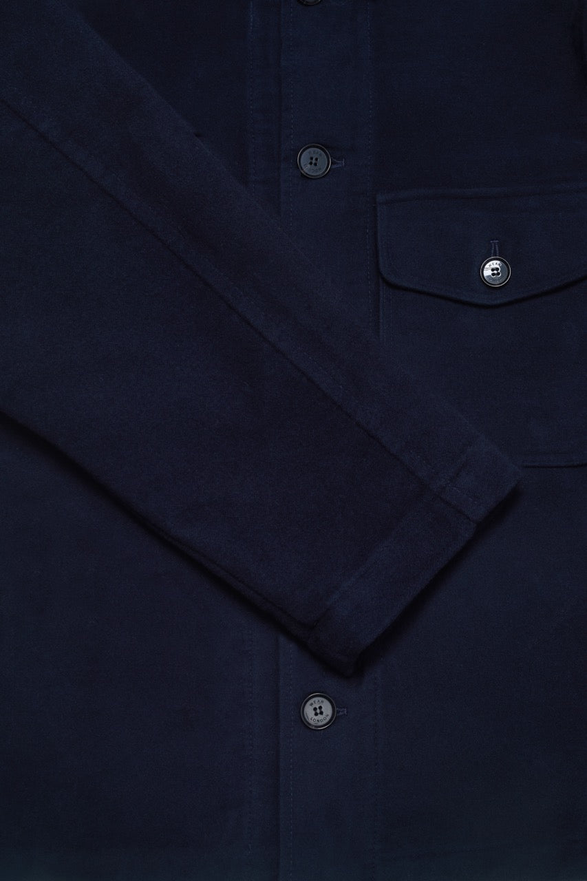 Goring Jacket - Navy Moleskin - Wear London