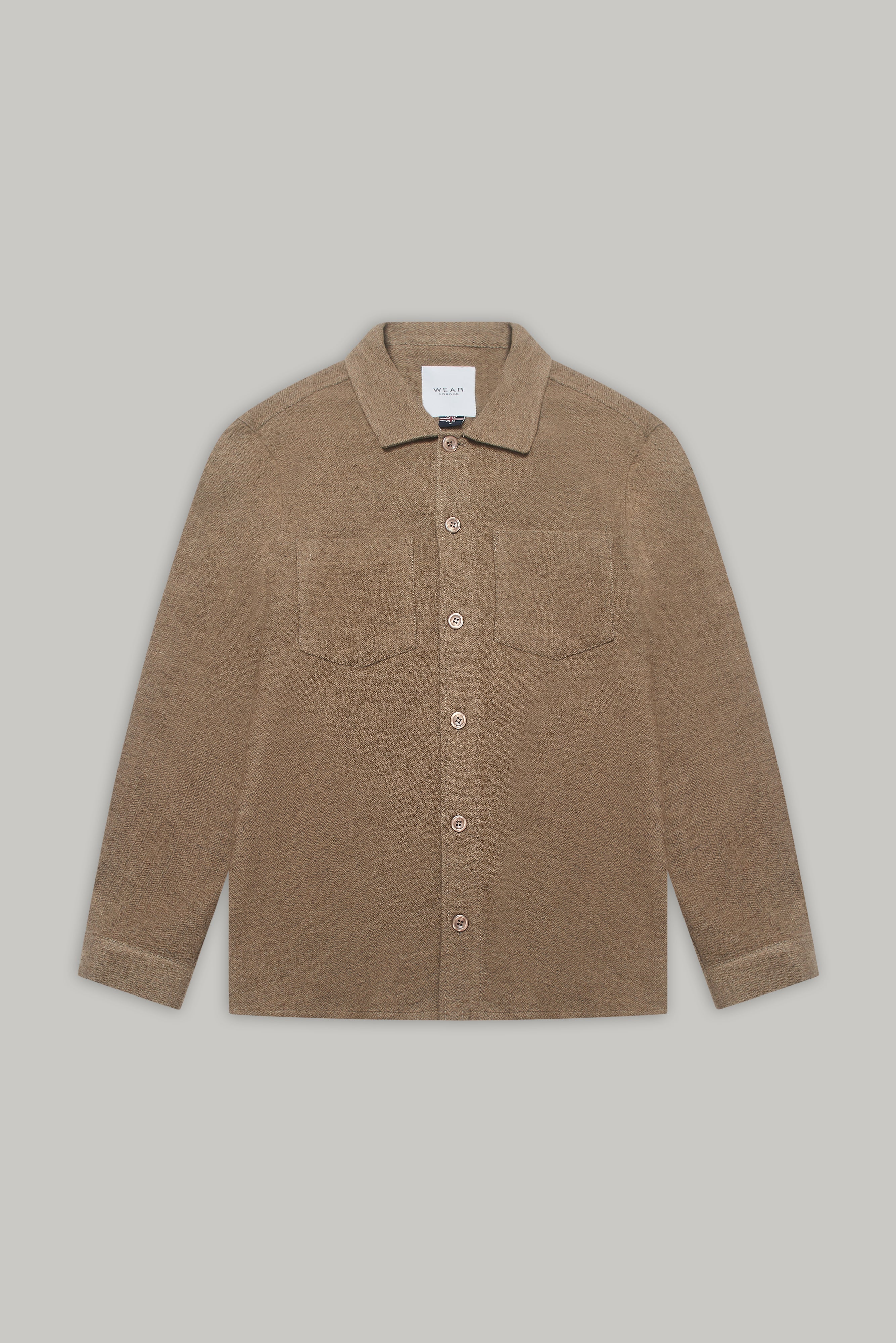 Bart Emilio Overshirt - Beige - Wear London