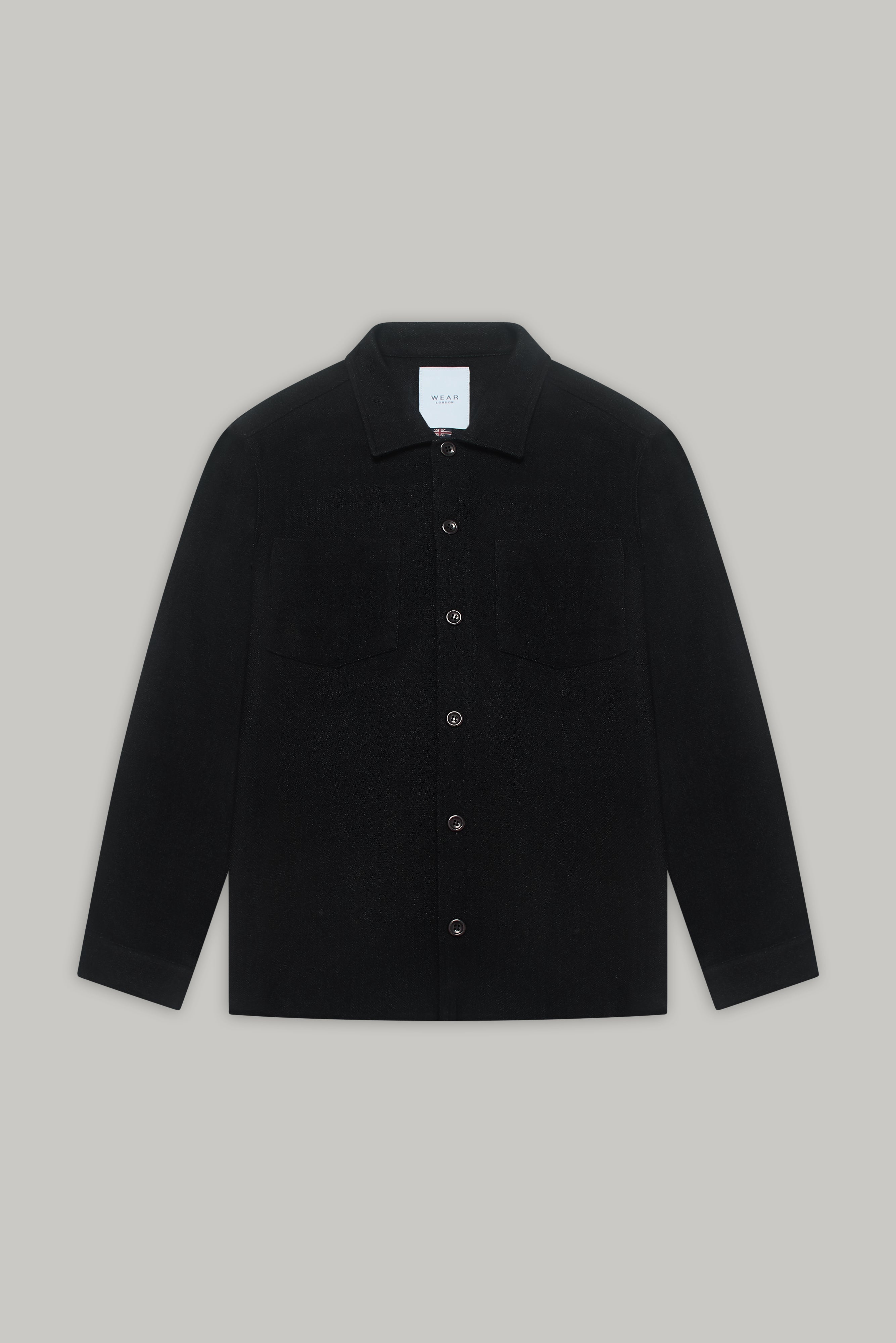 Bart Emilio Overshirt - Black - Wear London