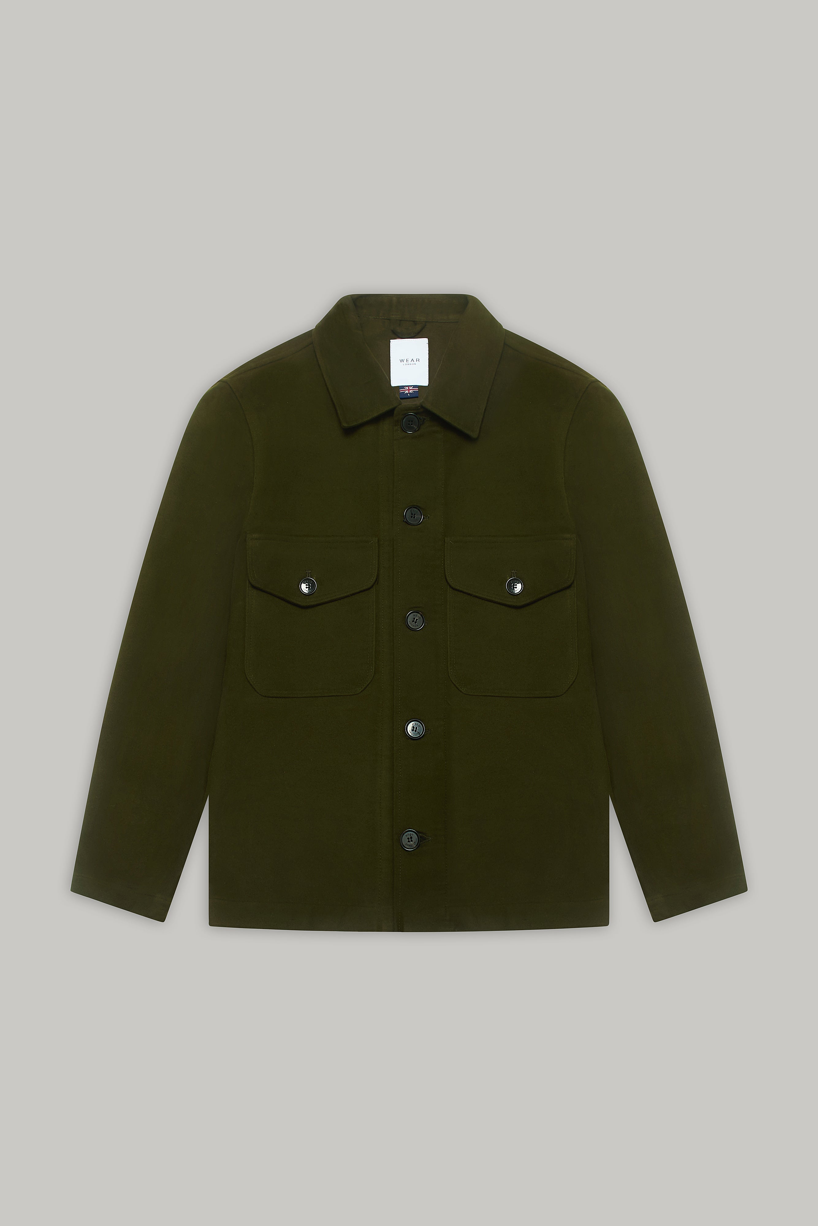Goring Jacket - Olive Moleskin - Wear London