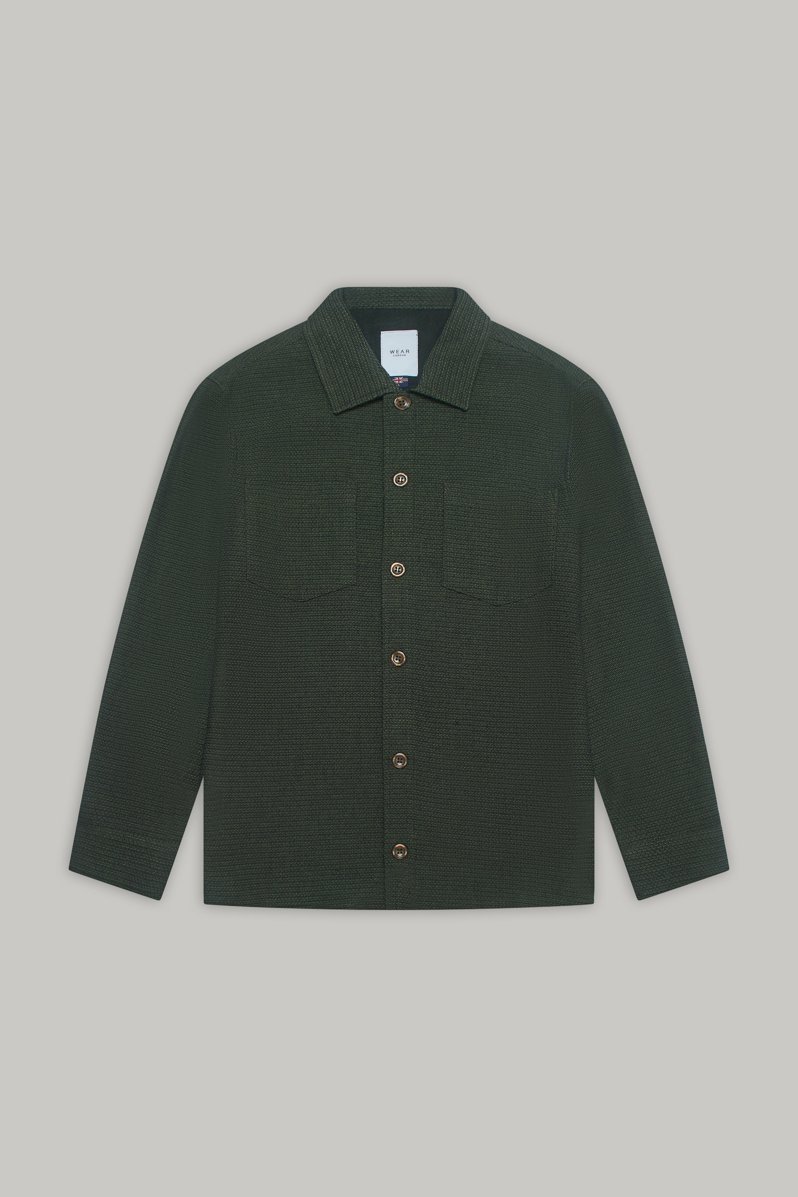 Bart Long Sleeve Shirt - Olive Malta - Wear London
