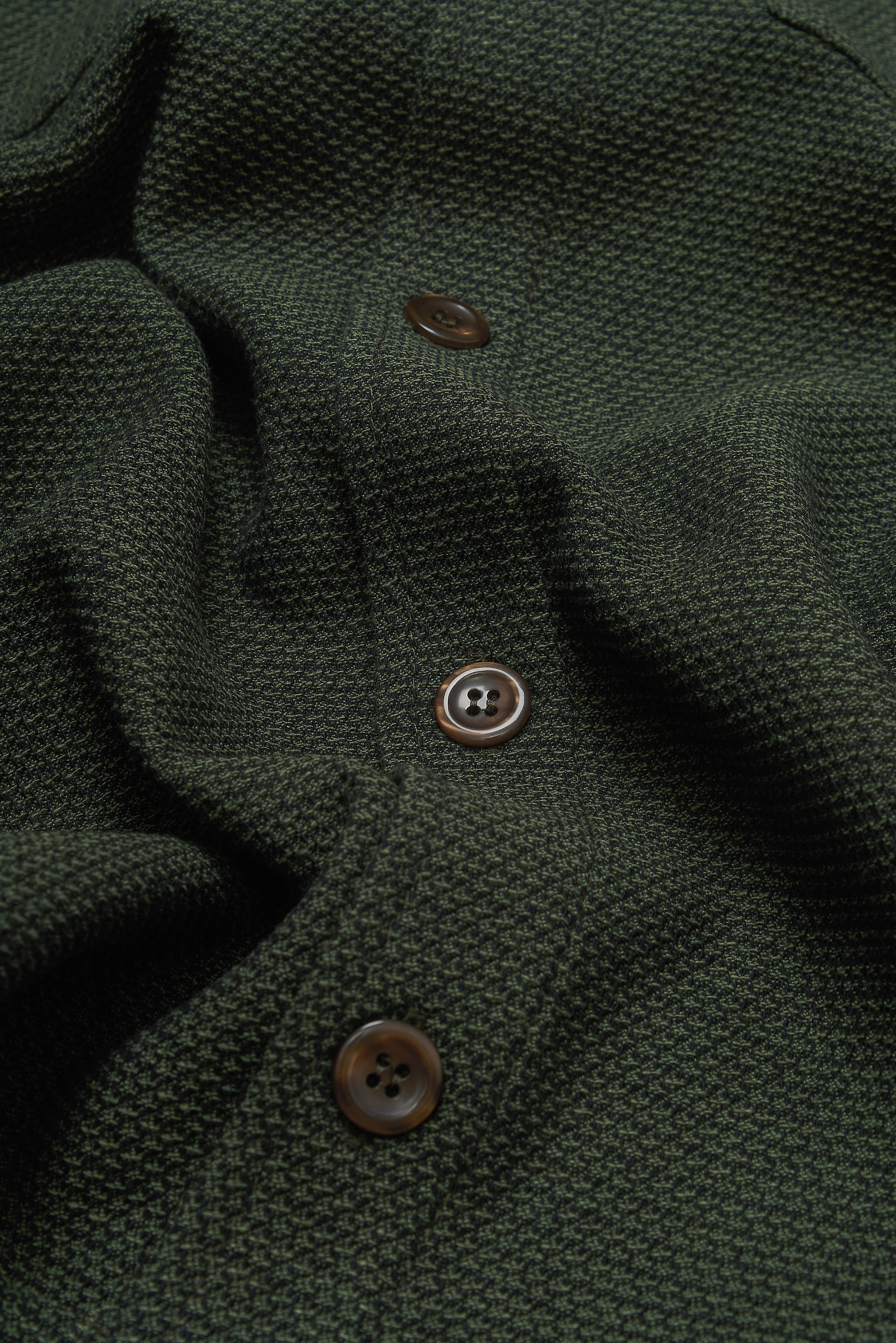 Bart Long Sleeve Shirt - Olive Malta - Wear London