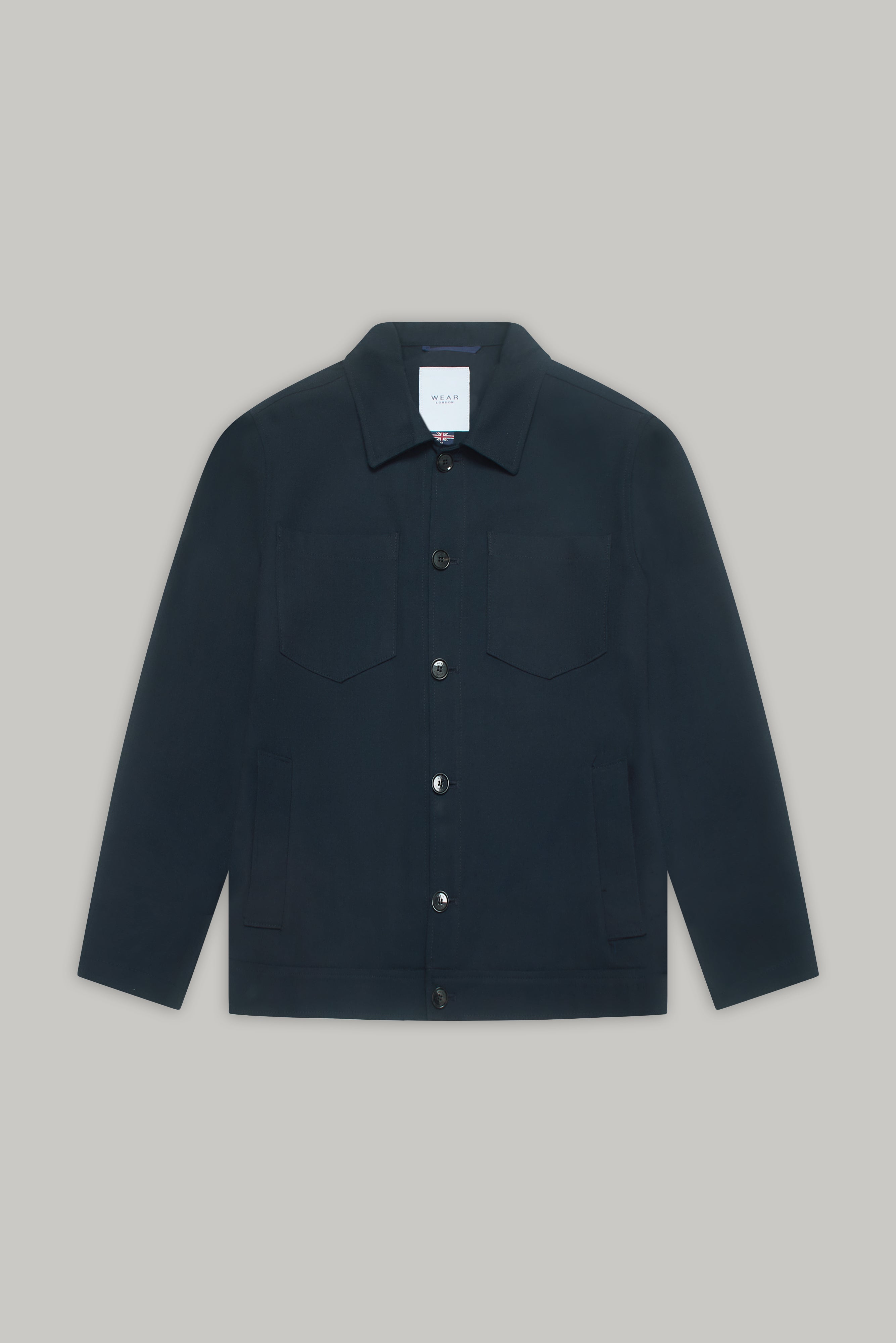 Turner Shacket - Navy Vigevano - Wear London