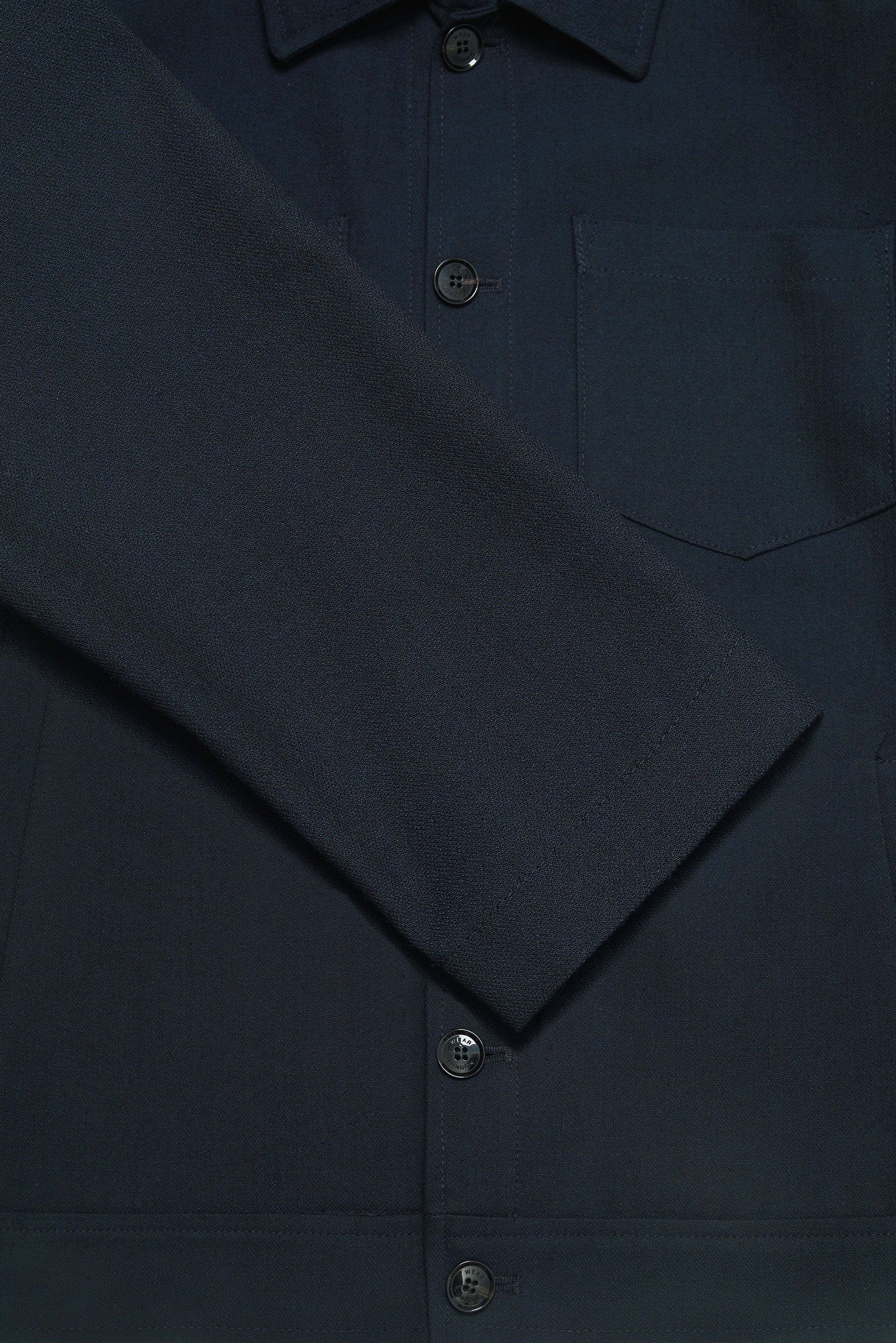 Turner Shacket - Navy Vigevano - Wear London