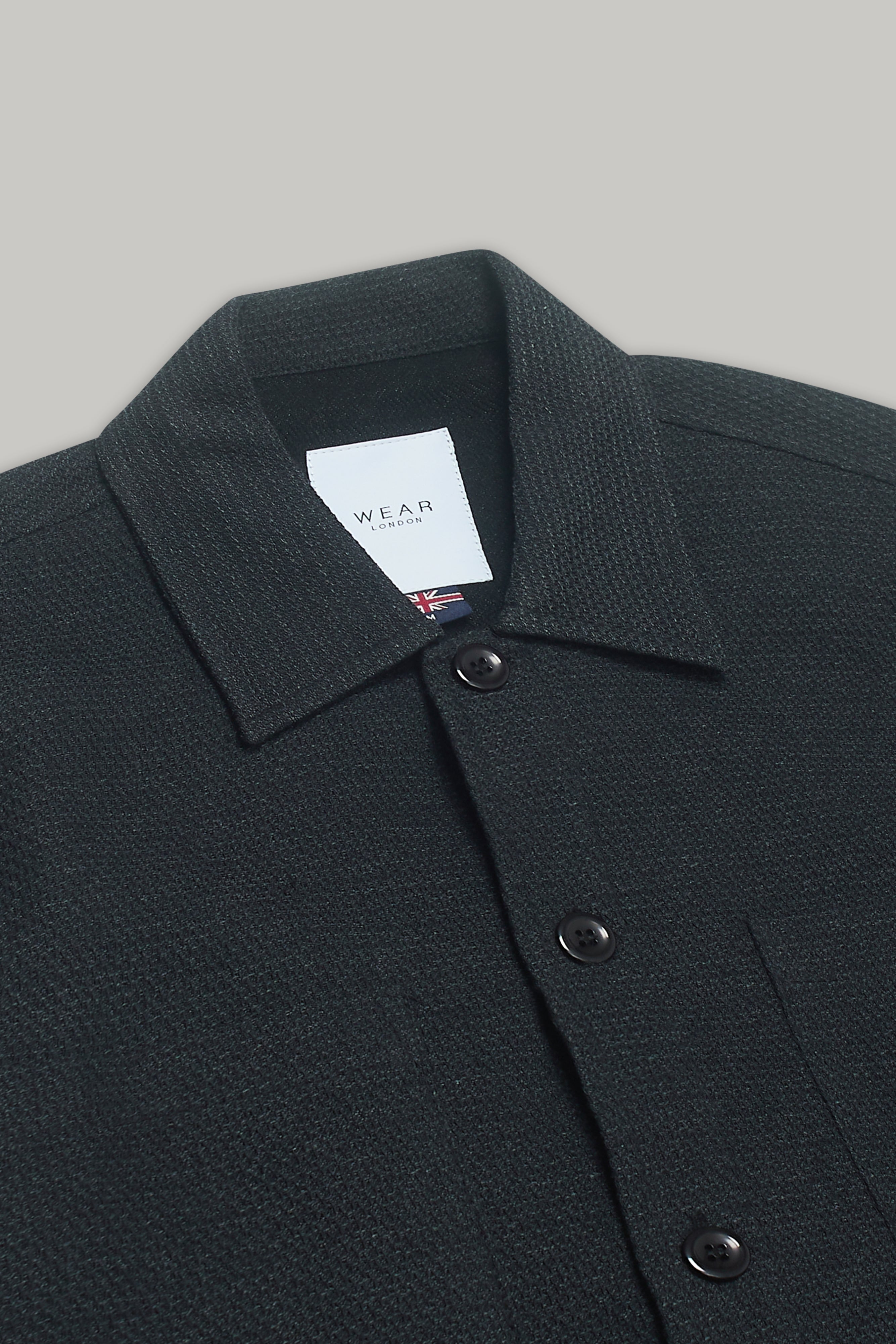 Bart Long Sleeve Shirt - Black Malta - Wear London