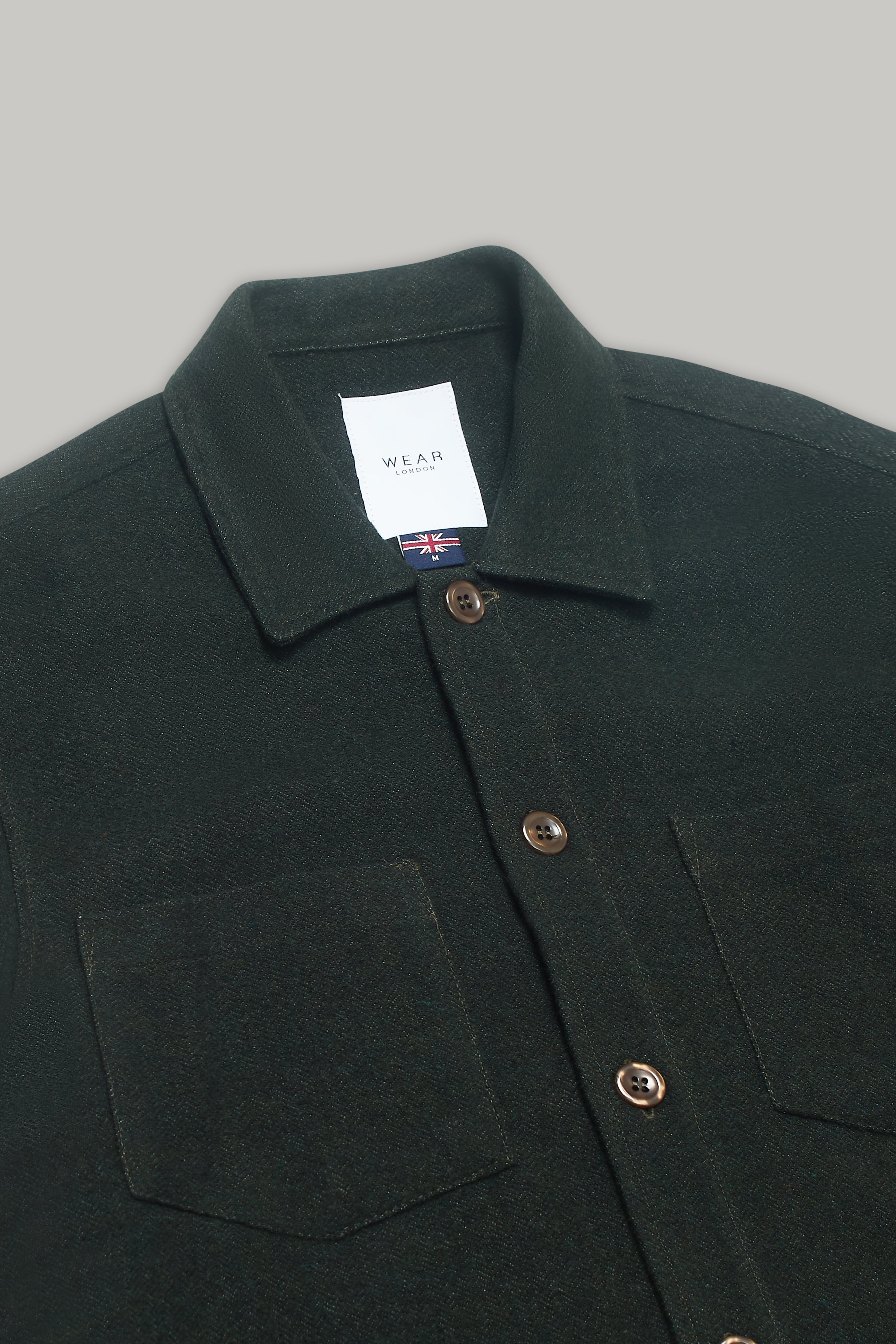 Bart Emilio Overshirt - Olive - Wear London