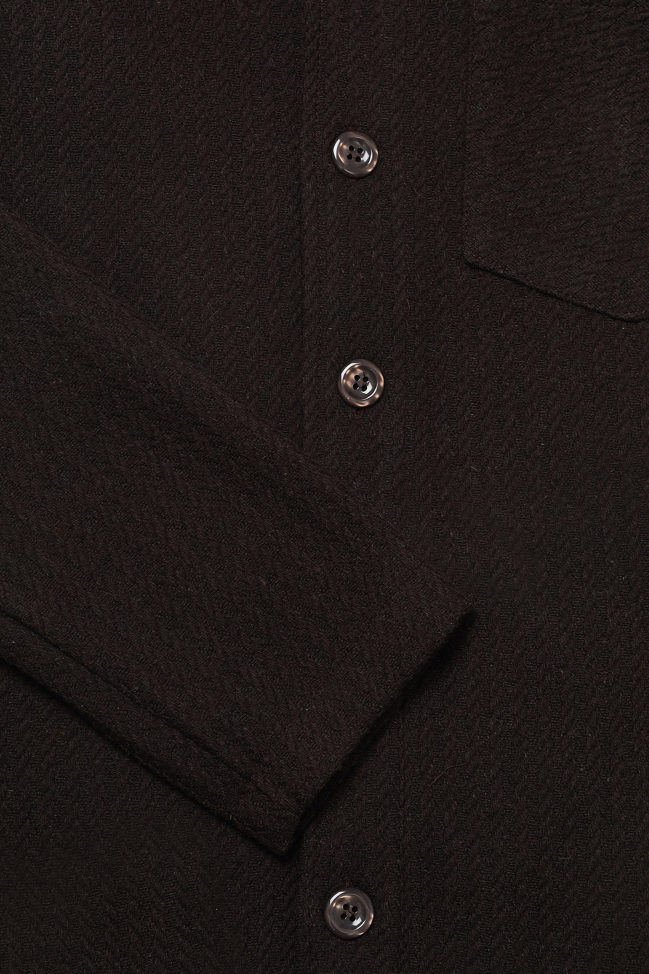 Theydon Overshirt - Chocolate Waffle - Wear London