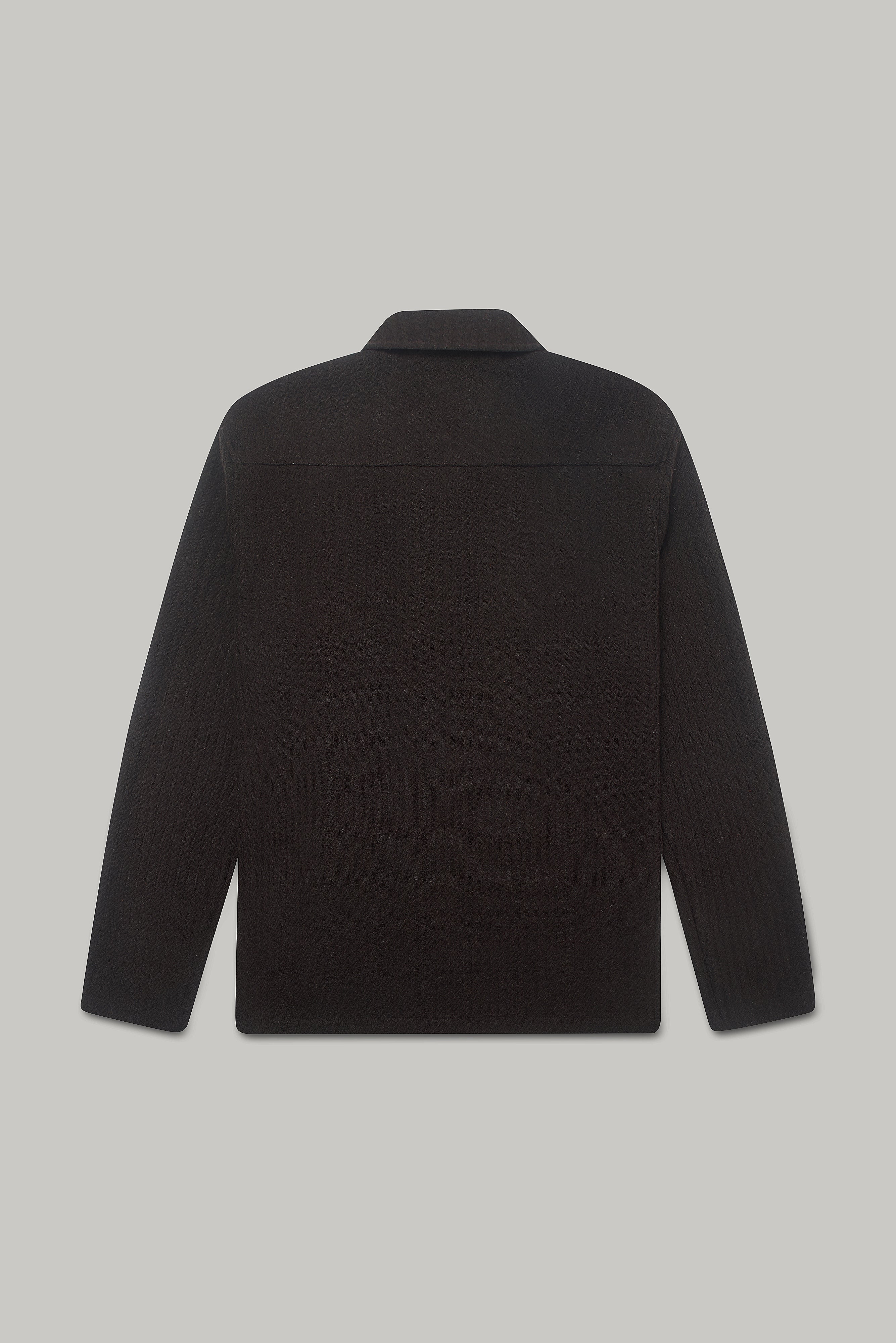 Theydon Overshirt - Chocolate Waffle - Wear London