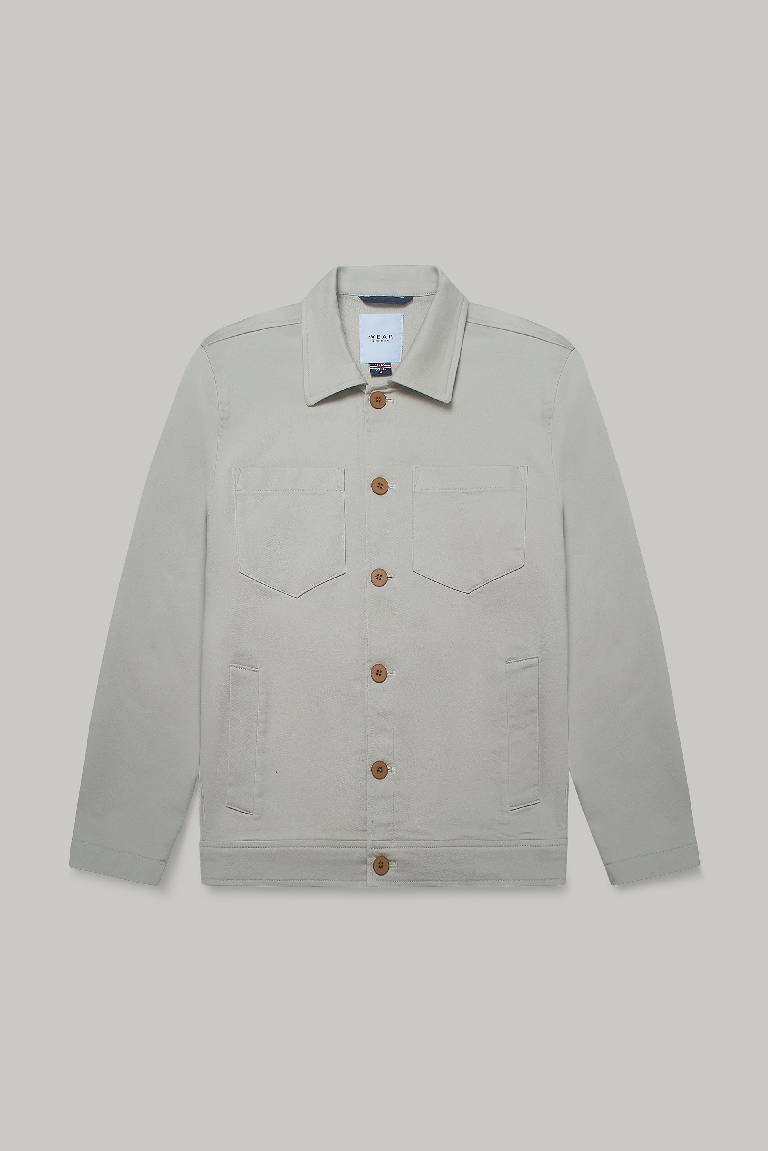 Turner Shacket - Putty Superflex - Wear London