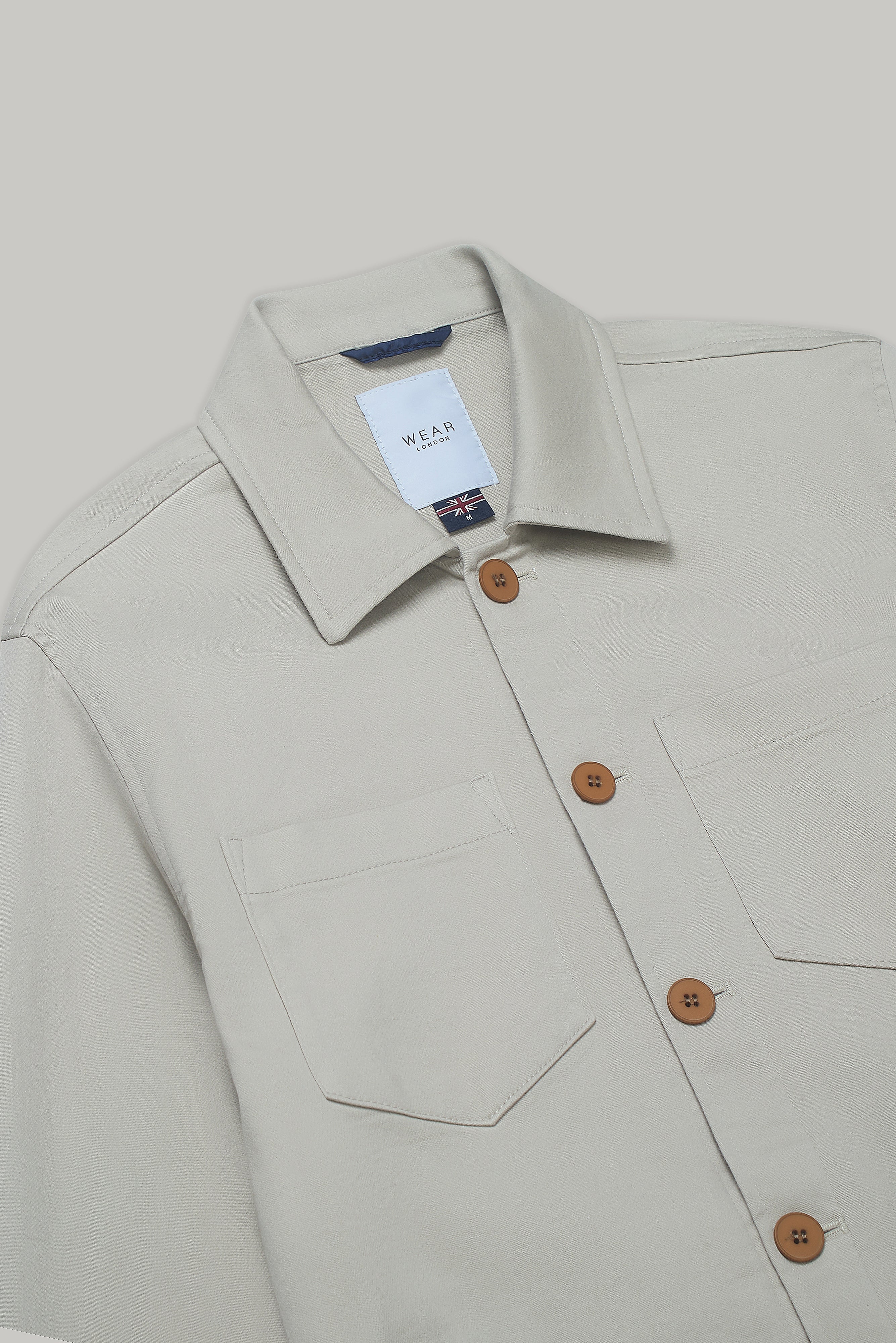 Turner Shacket - Putty Superflex - Wear London