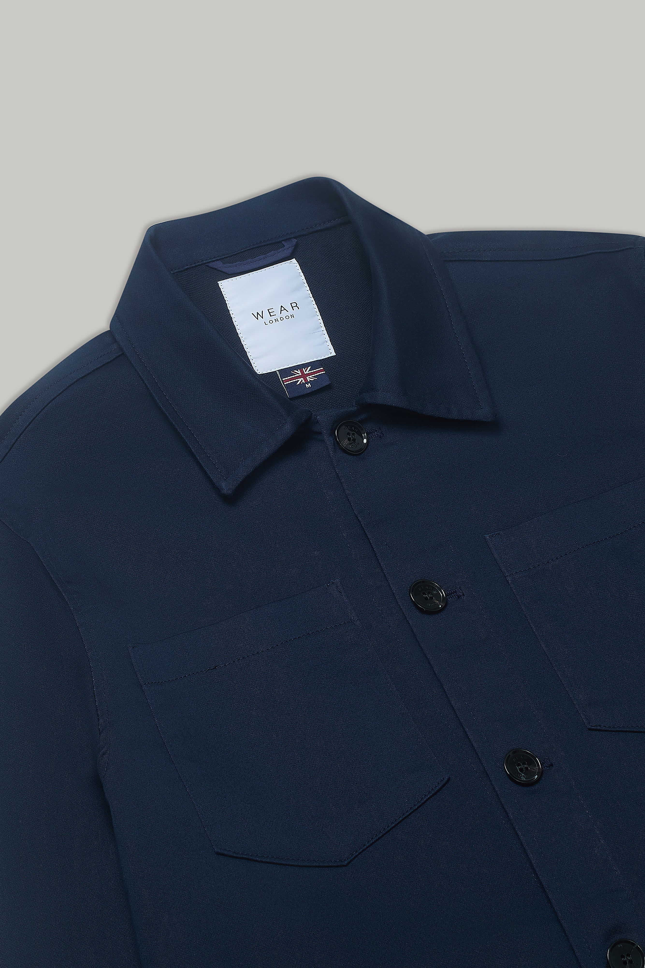 Turner Shacket - Navy Superflex - Wear London