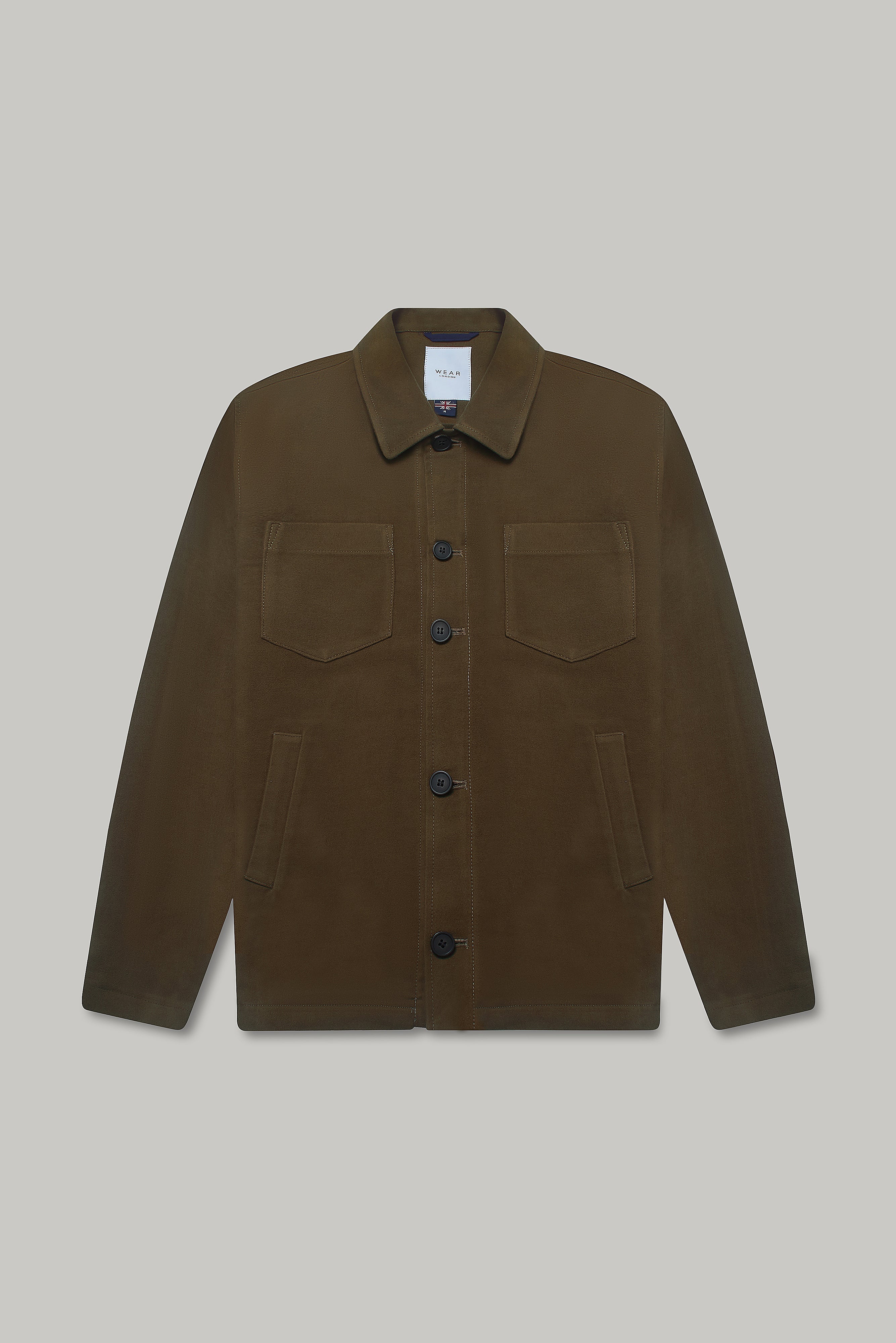 Southend Shacket Unlined - Camel Moleskin - Wear London