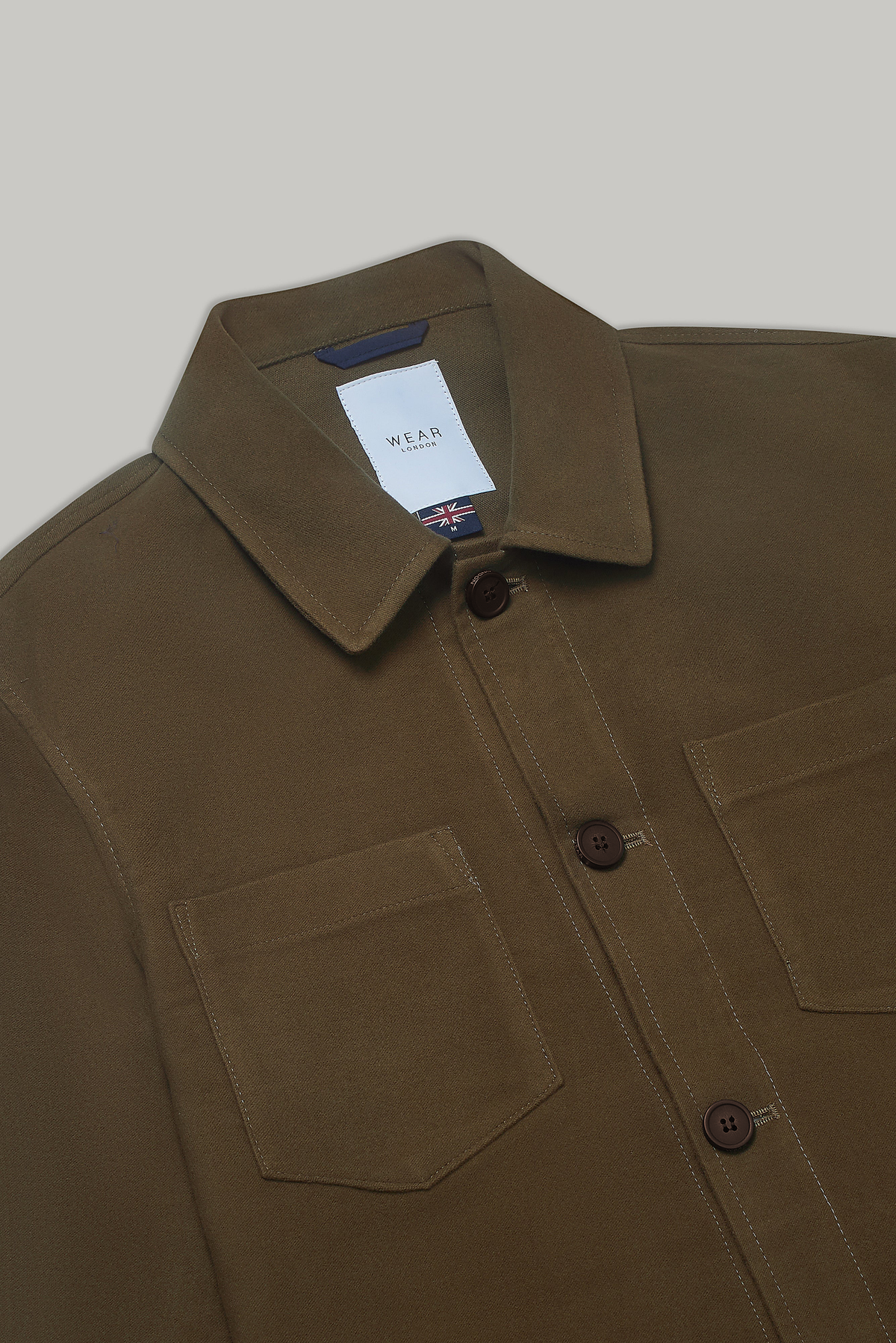 Southend Shacket Unlined - Camel Moleskin - Wear London