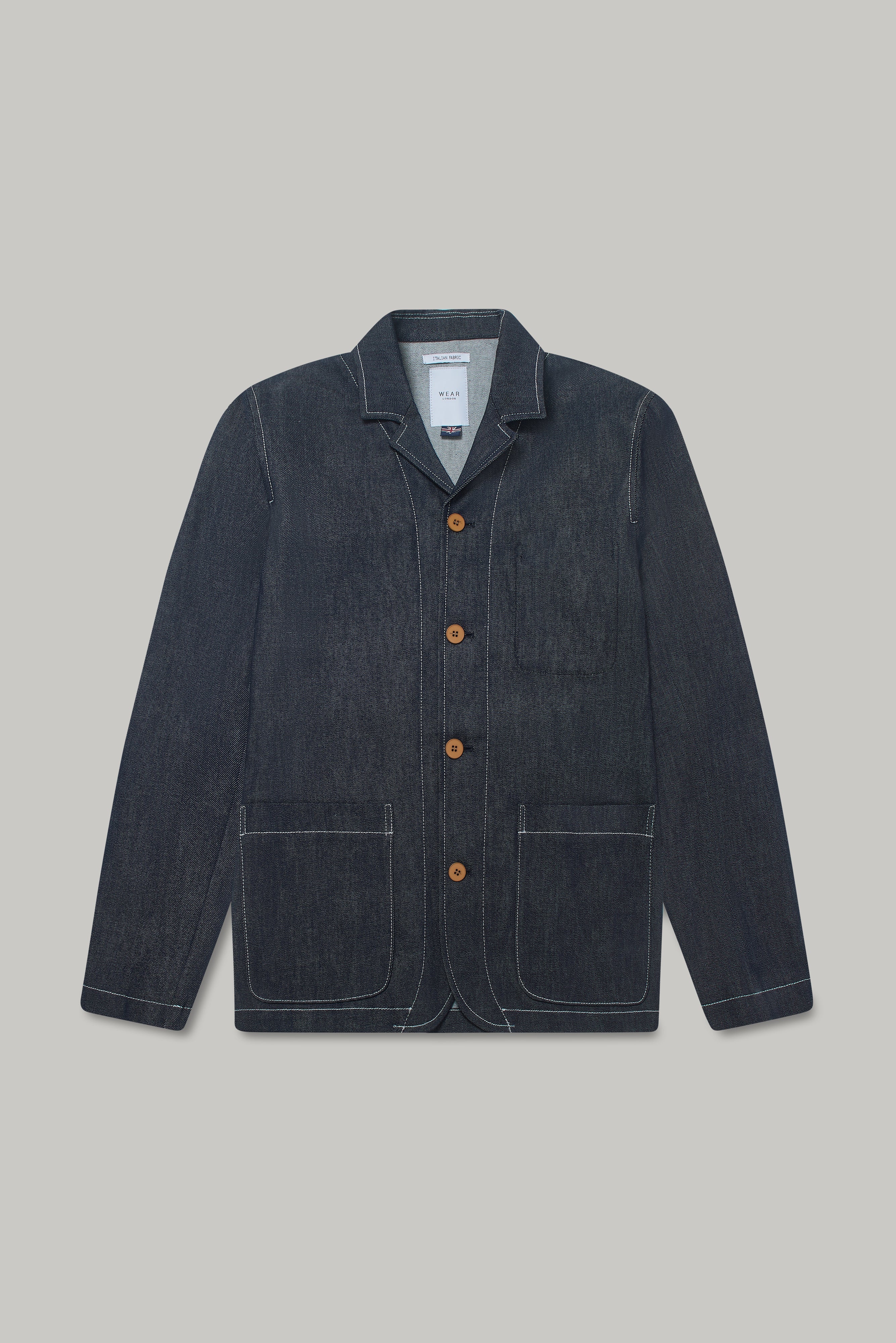 Tuxford Casual Blazer - Stay Blue Denim - Wear London