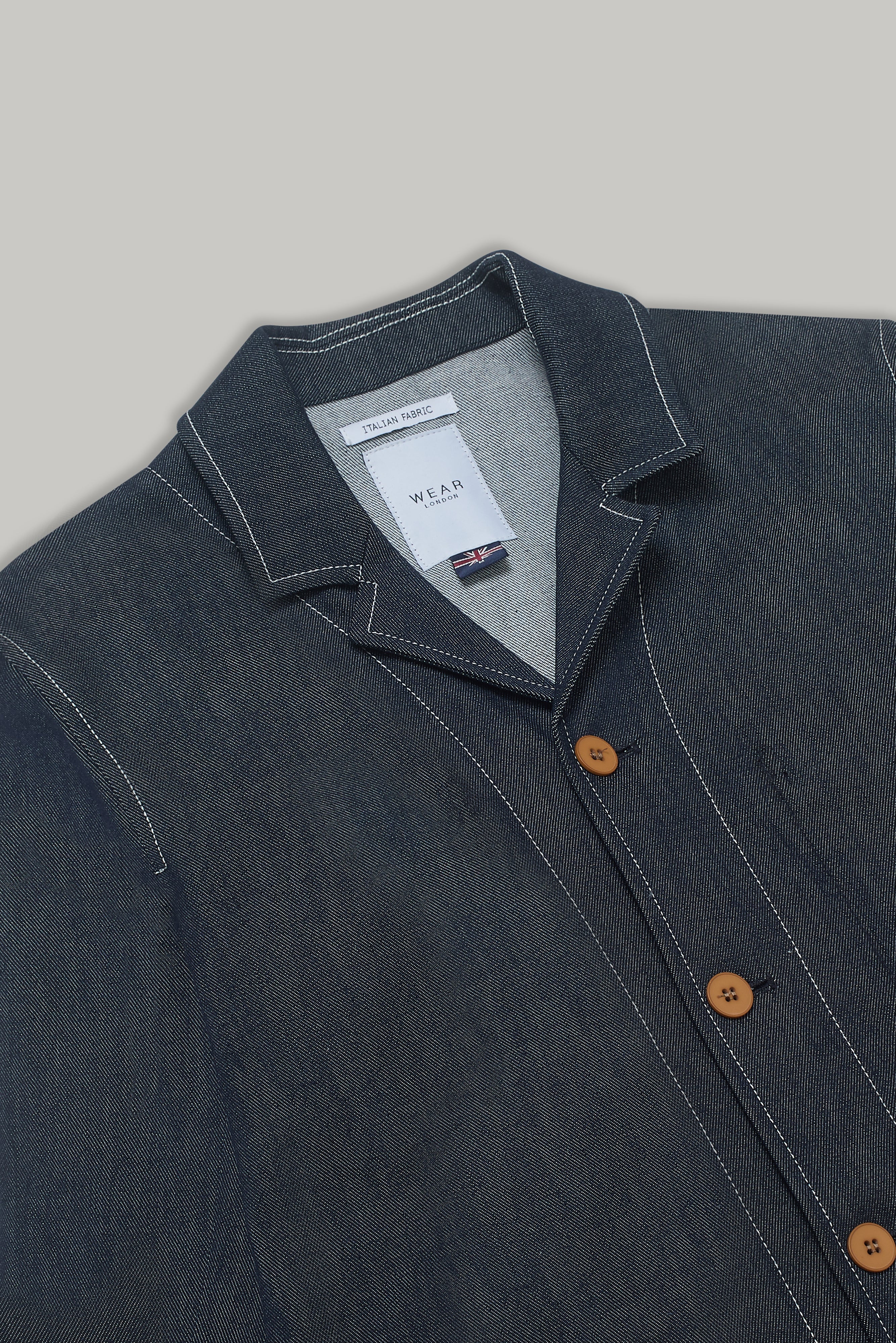 Tuxford Casual Blazer - Stay Blue Denim - Wear London
