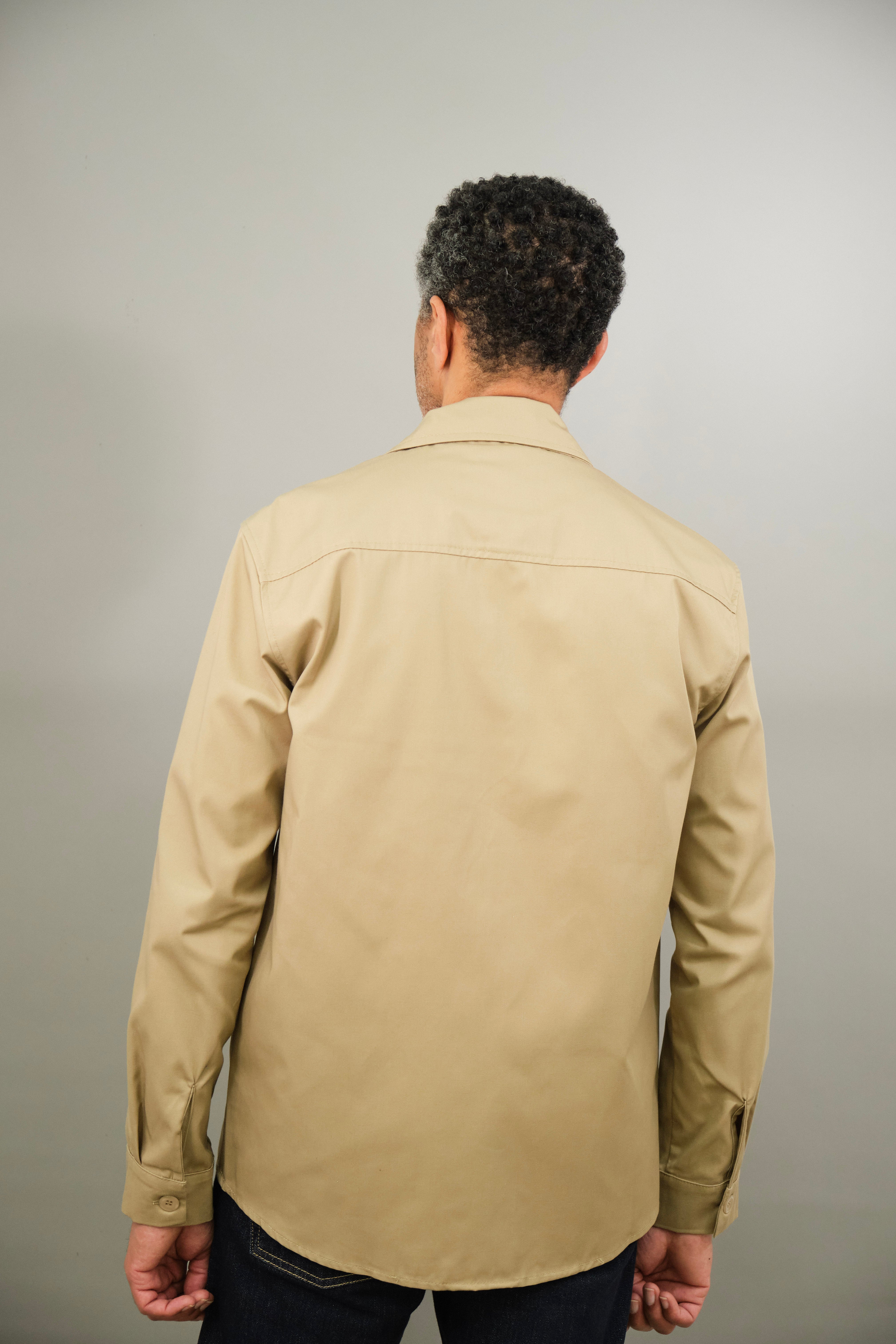 Bart Overshirt - Beige Zurigo - Wear London
