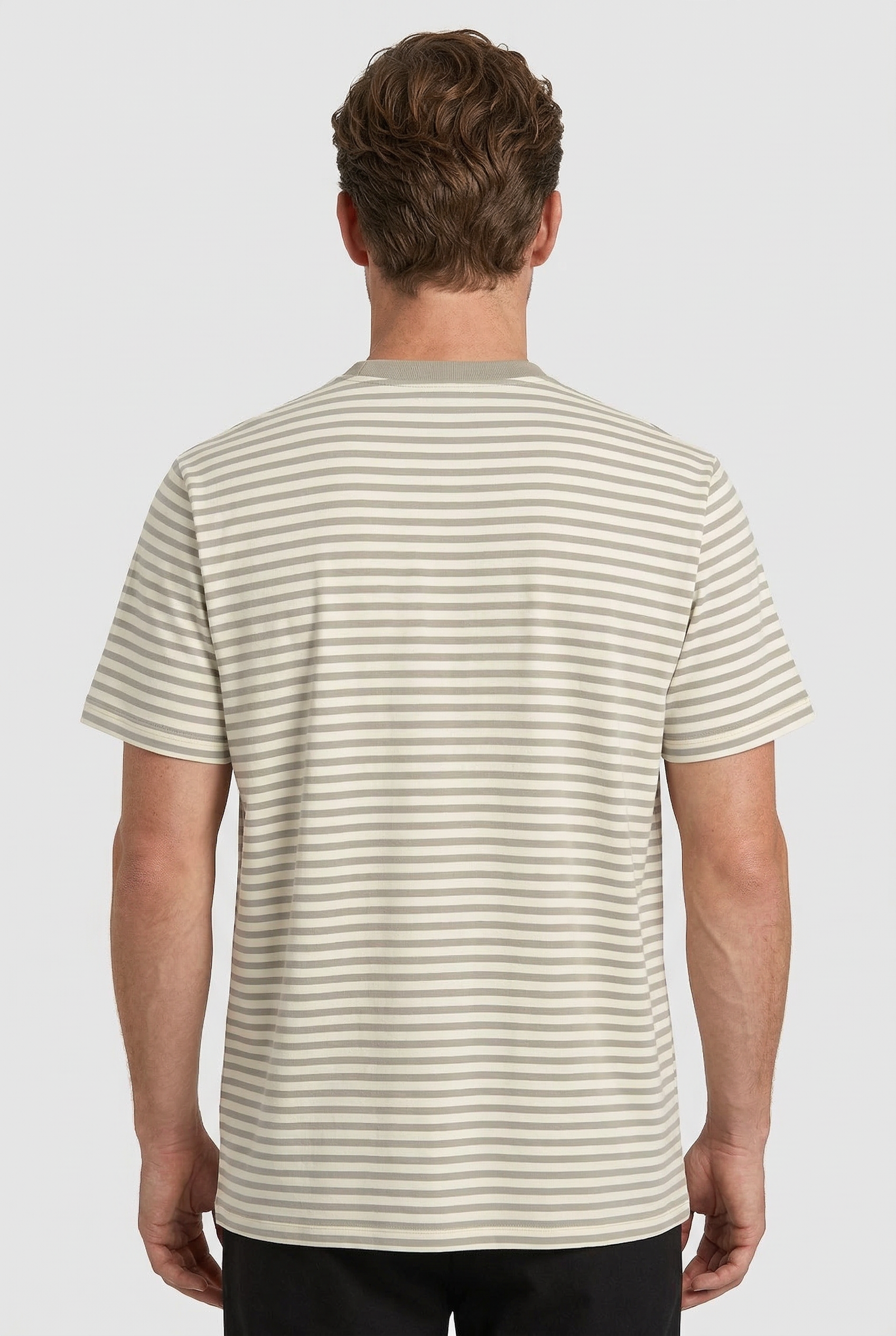 Gerard - Stripe T-Shirt - Off White Stone - Wear London