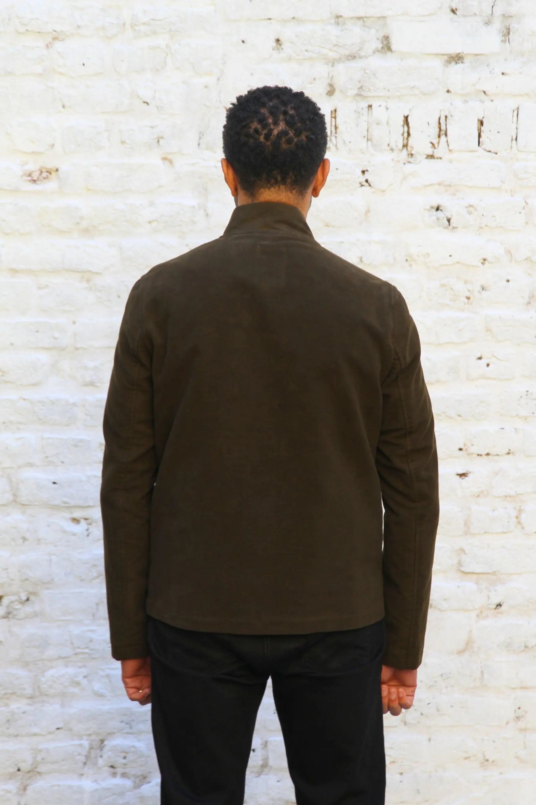 Aldgate Baseball Shacket - Olive Moleskin - Wear London