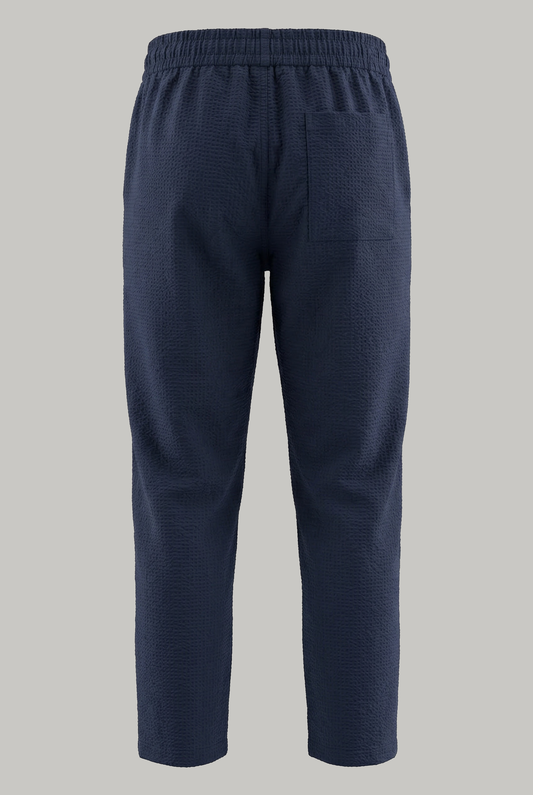 Hansen Trouser - Navy Seersucker - Wear London