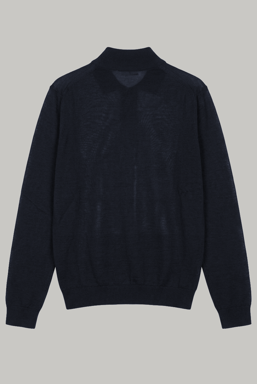 Farringdon - Quarter Zip Knitwear - Navy - Wear London