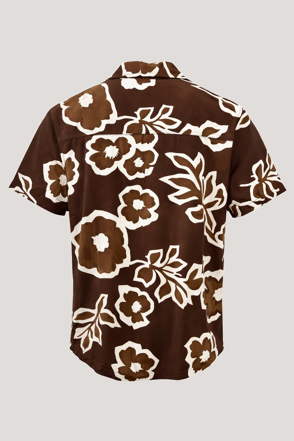 Dano Short Sleeve Shirt - Chocolate Flower - Wear London