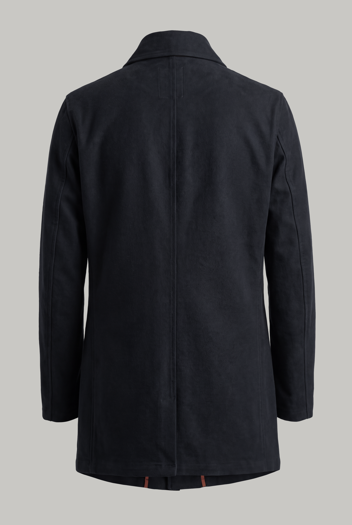 Bank Mac - Navy Moleskin - Orange Binding - Wear London